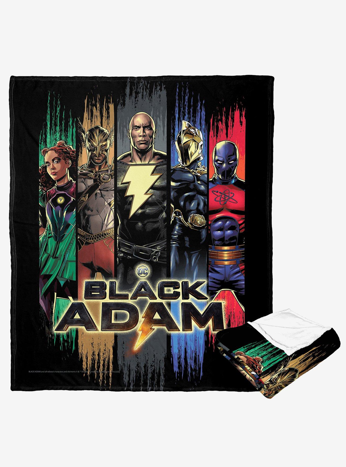 DC Comics Black Adam This Is Justice Silk Touch Throw Blanket, , hi-res