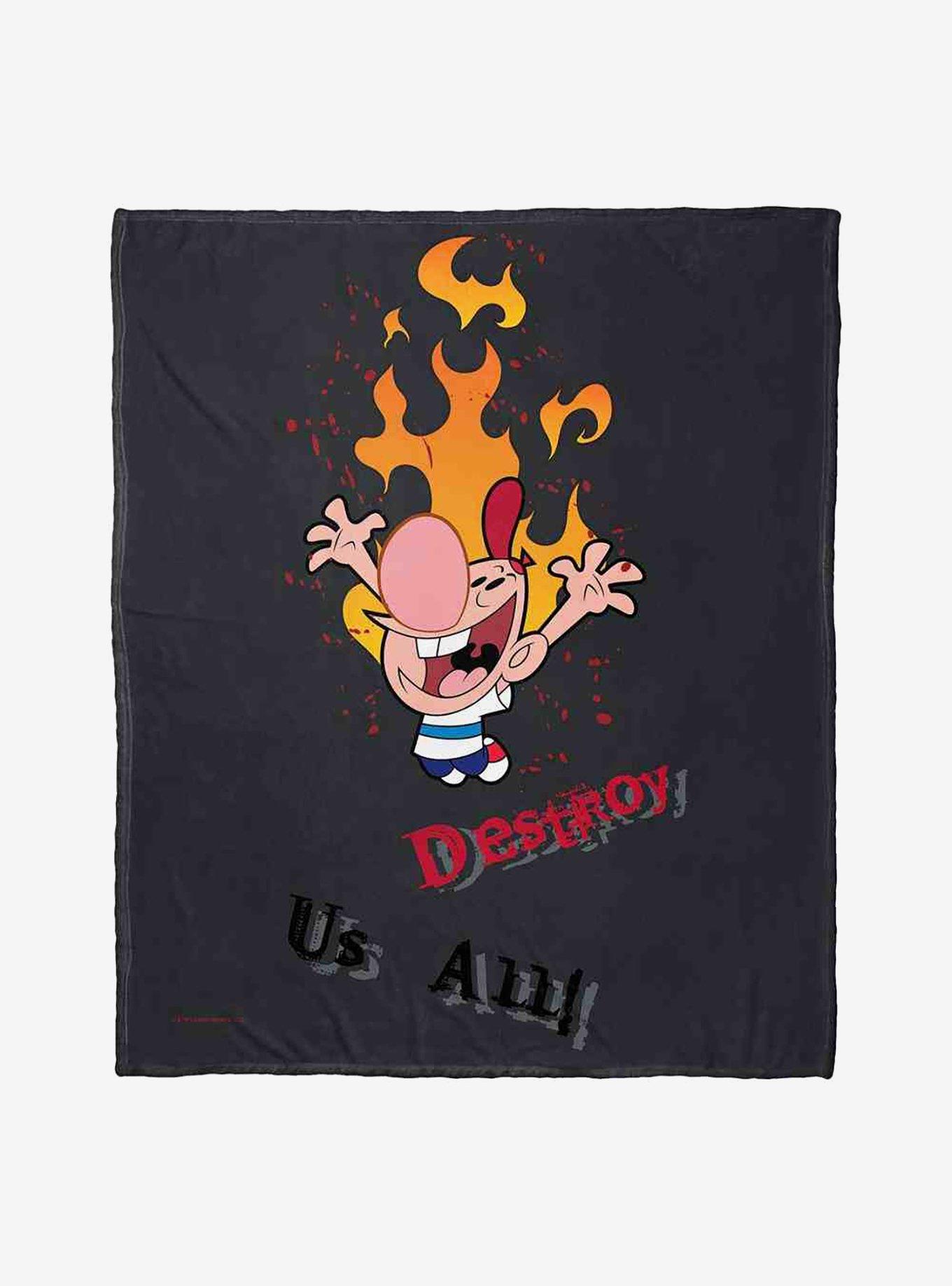Billy And Mandy Destroy Us All Silk Touch Throw Blanket , , hi-res