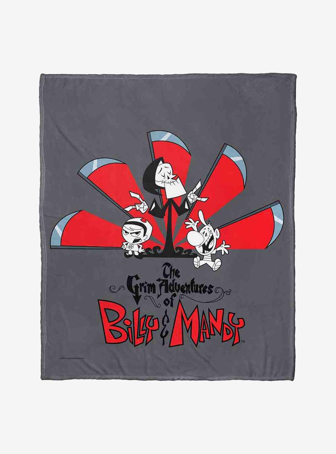 Billy And Mandy Grim Adventures Of Billy And Mandy Silk Touch Throw Blanket , , hi-res