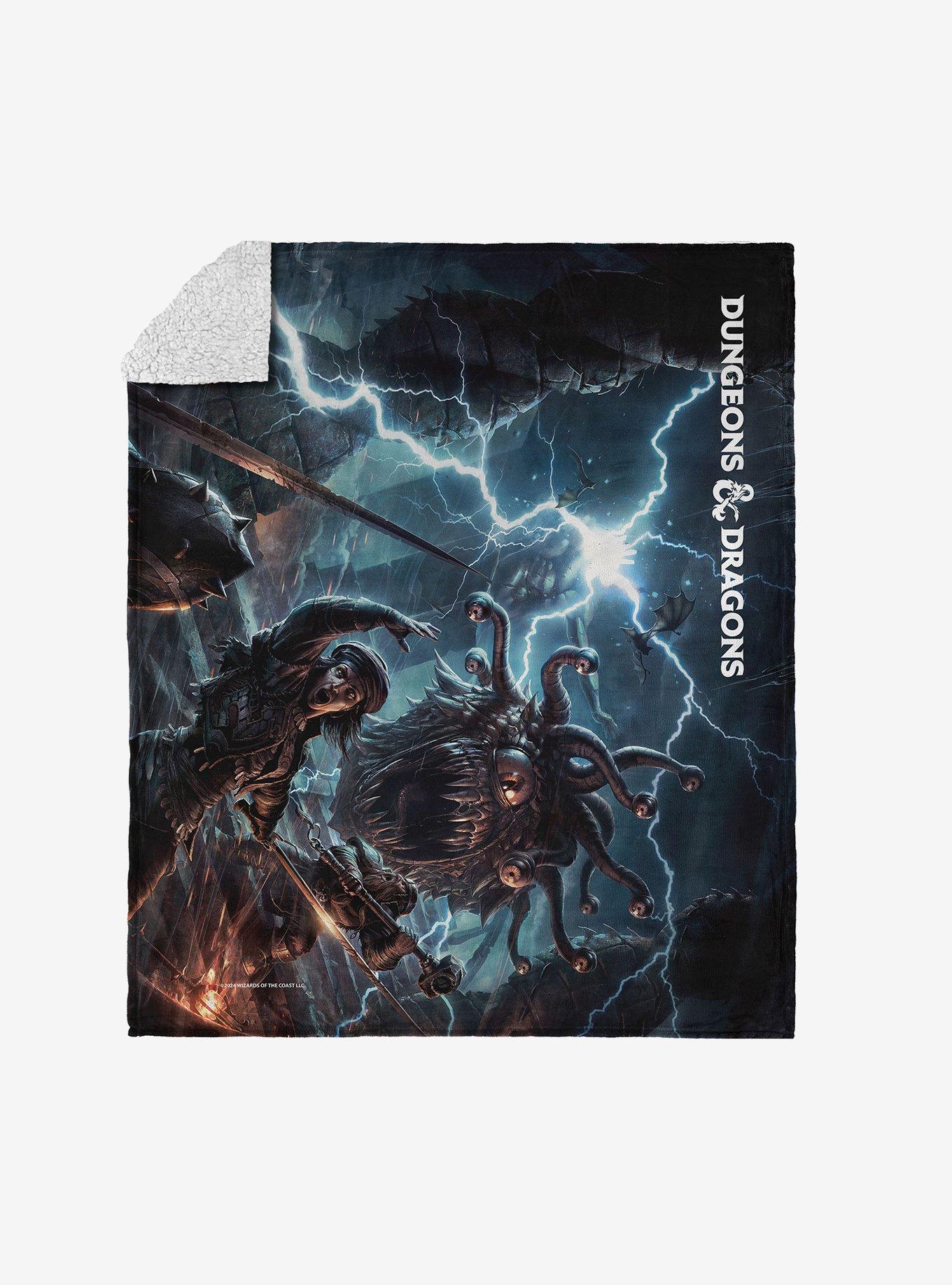 Dungeons & Dragons Epic Vision Tiamat Silk Touch Sherpa Throw Blanket , , hi-res