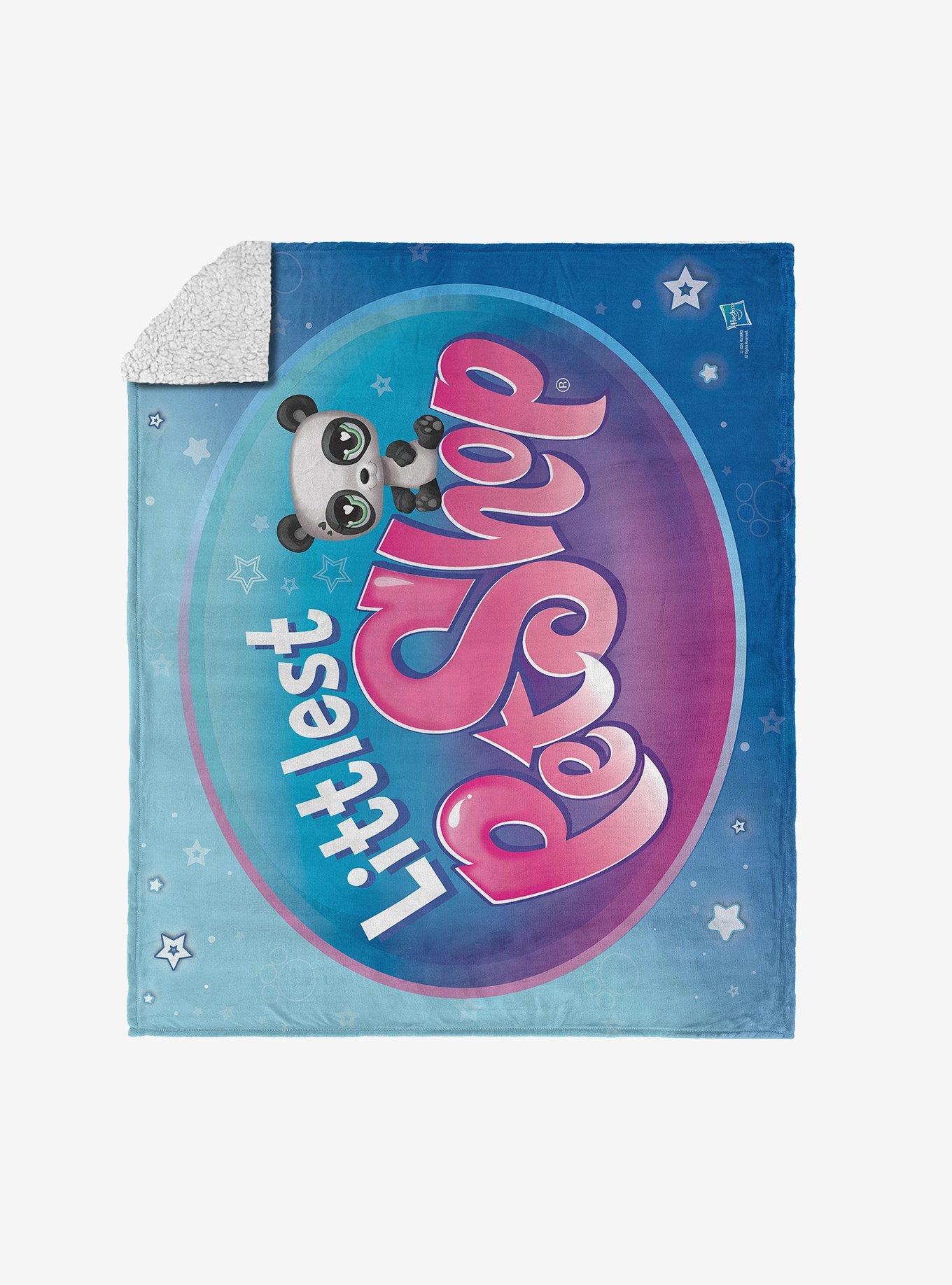 Littlest Pet Shop Panda Silk Touch Sherpa Throw Blanket, , hi-res