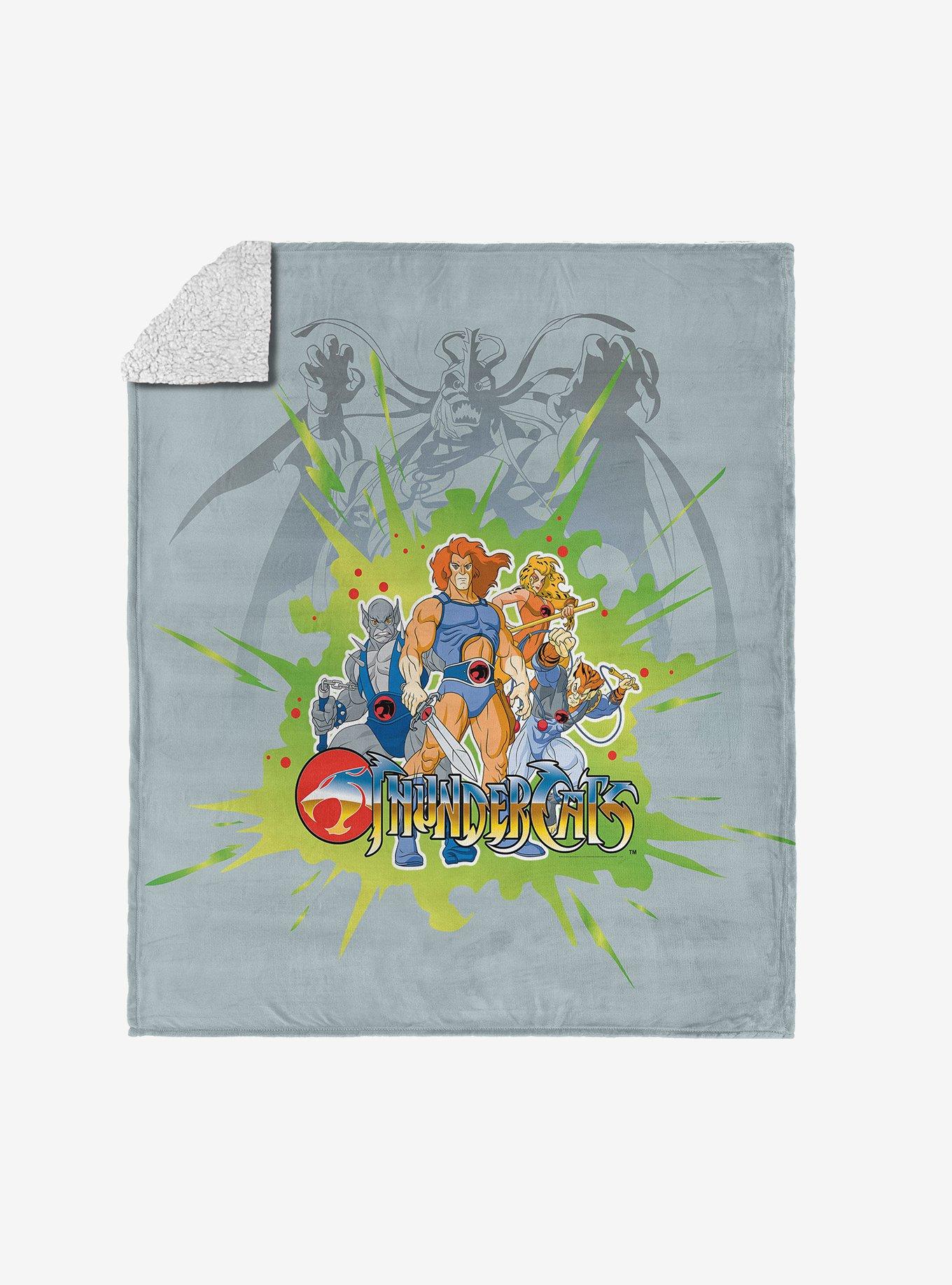 Thundercats The Crew Silk Touch Sherpa Throw Blanket, , hi-res