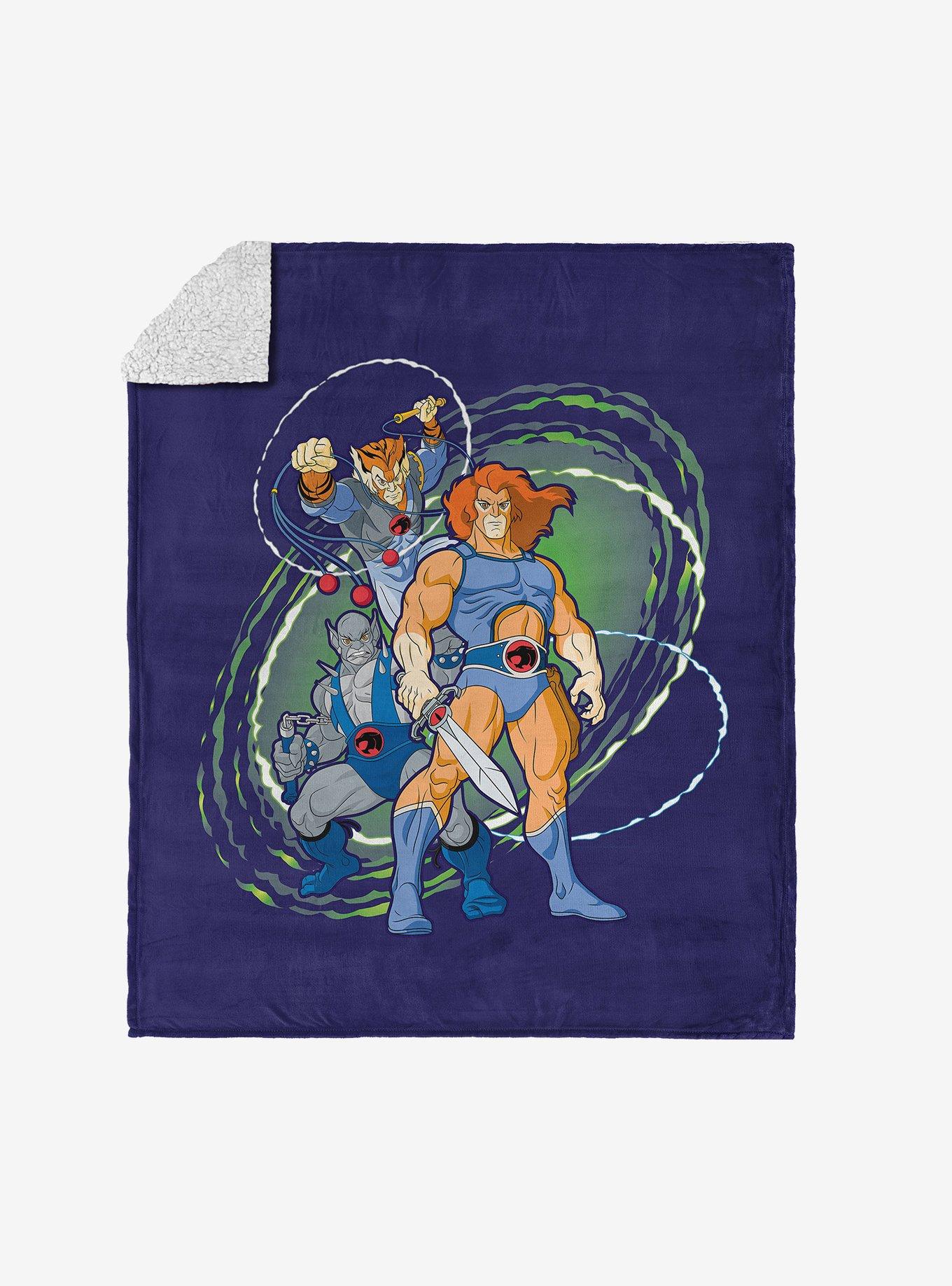 Thundercats On The Loose Silk Touch Sherpa Throw Blanket, , hi-res