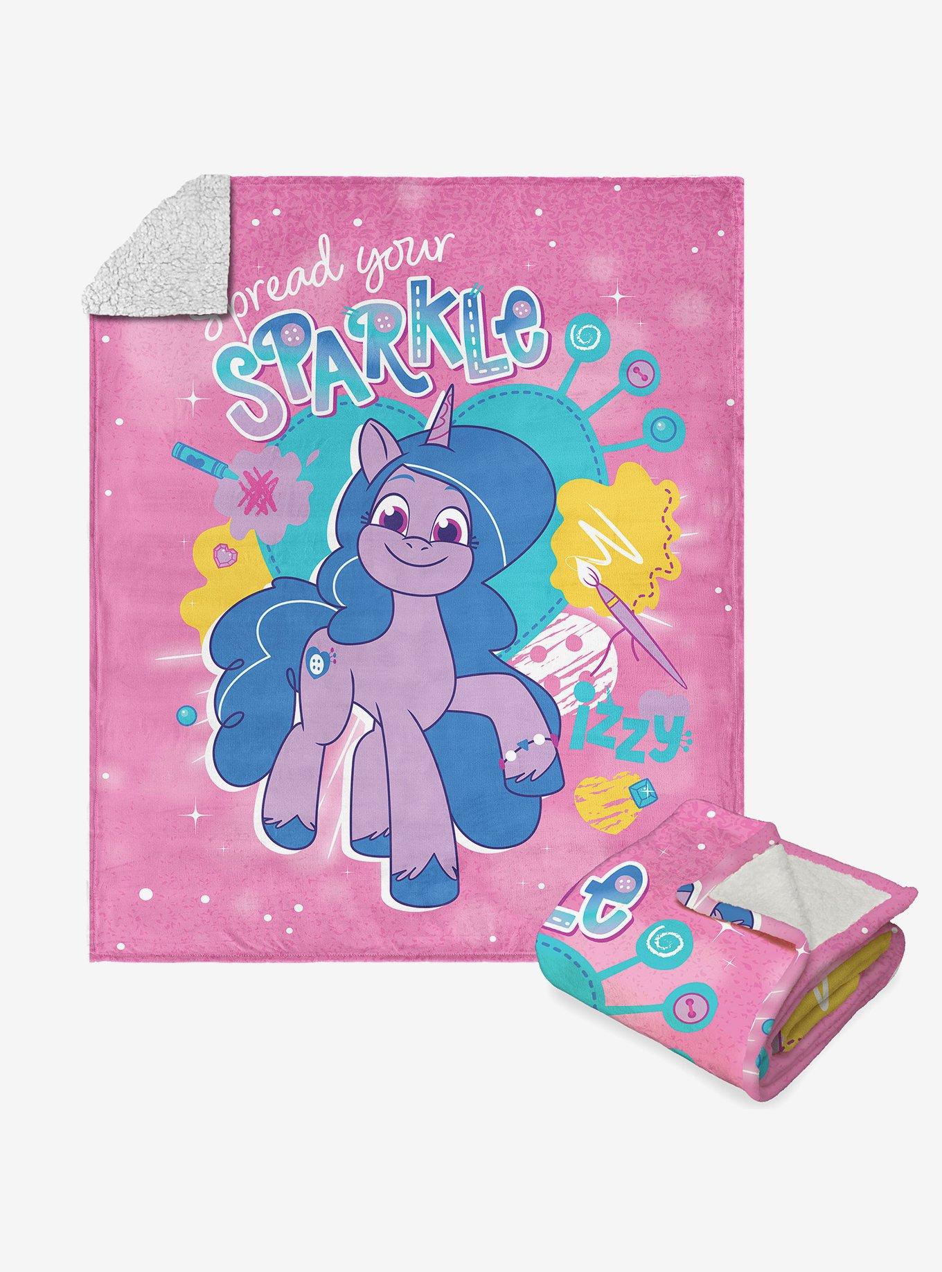 My Little Pony Spread Your Sparkle Silk Touch Sherpa Throw Blanket , , hi-res
