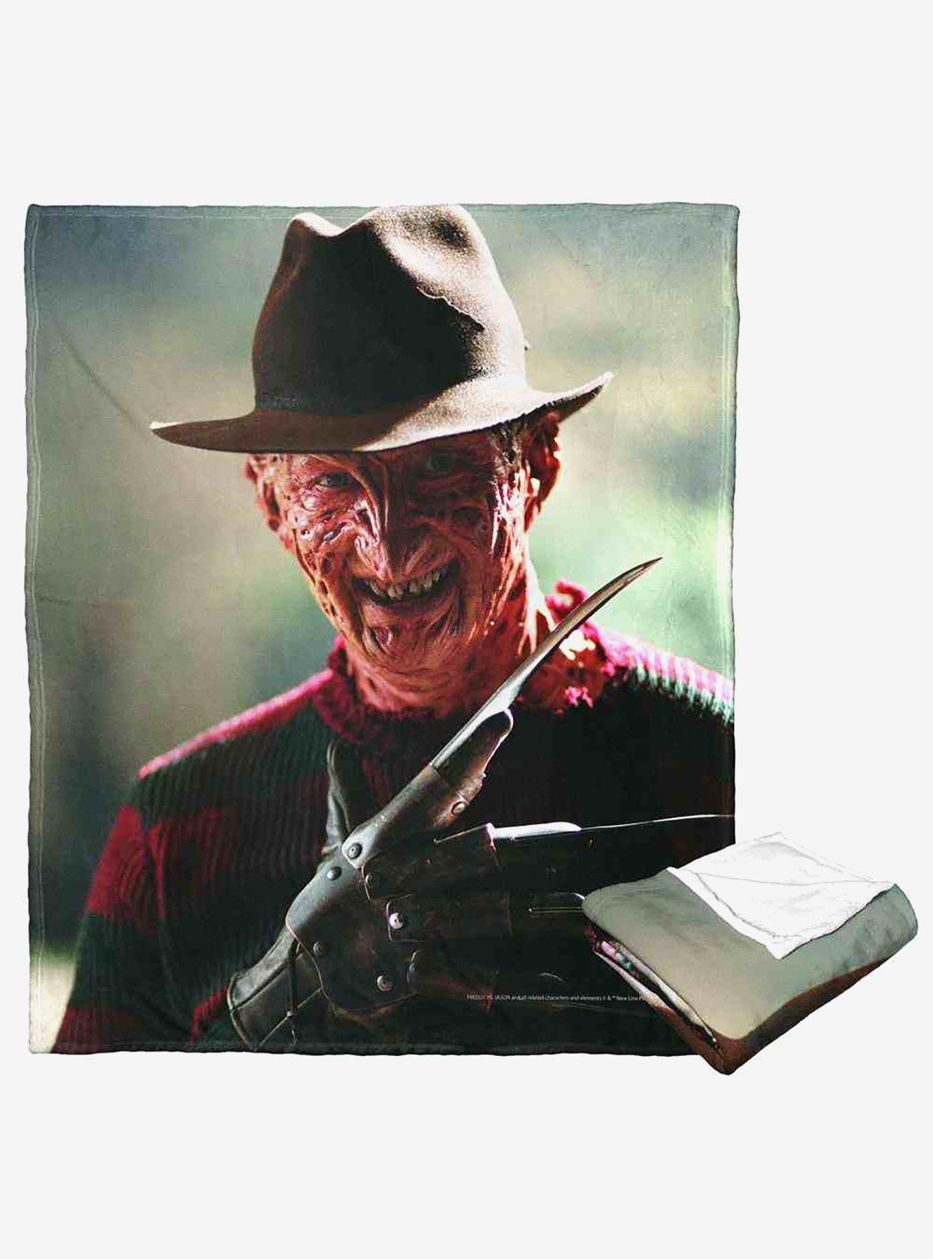 Freddy vs Jason Scary Smile Silk Touch Throw Blanket, , hi-res