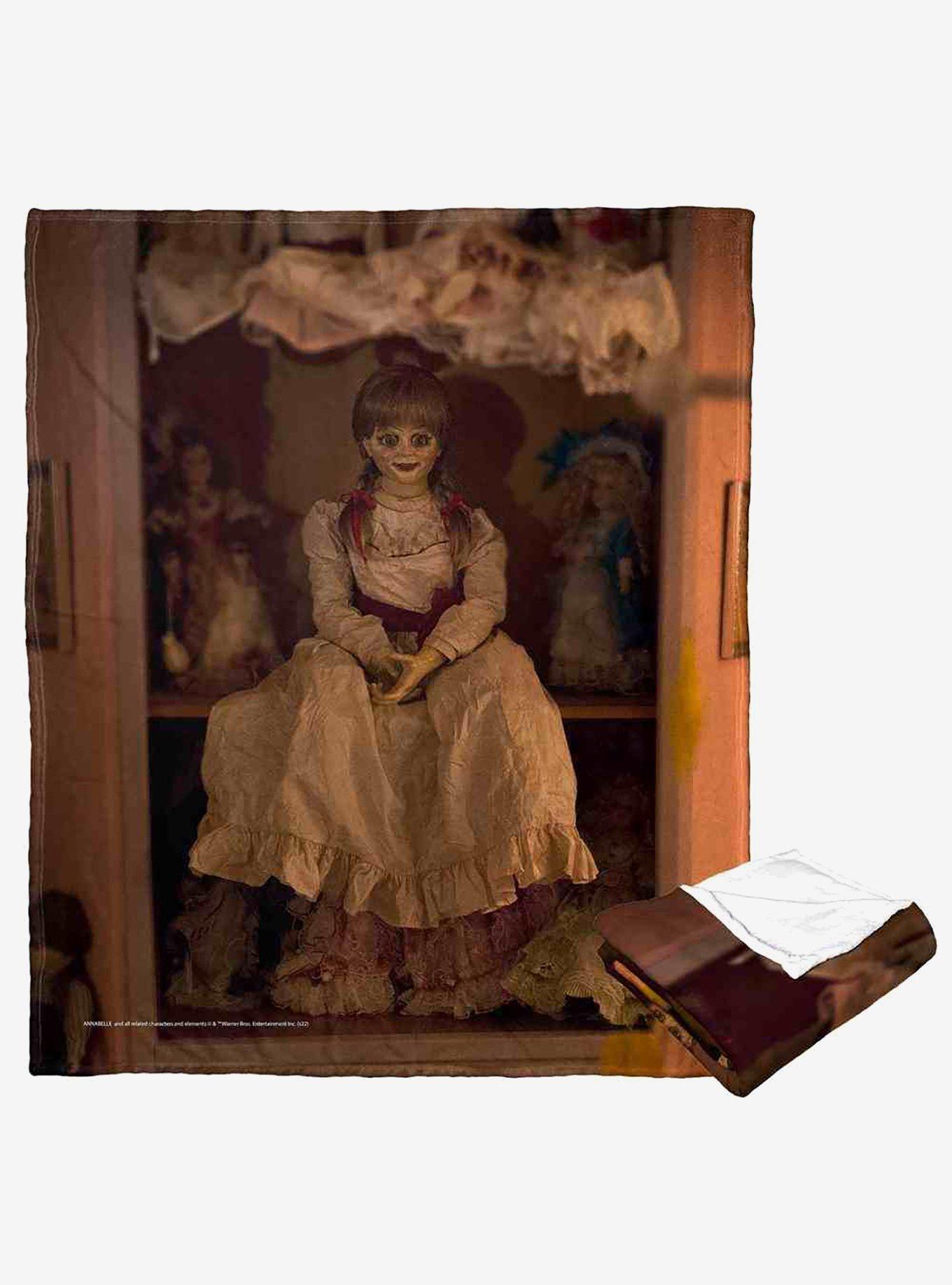 Annabelle Creepy Doll Silk Touch Throw Blanket, , hi-res