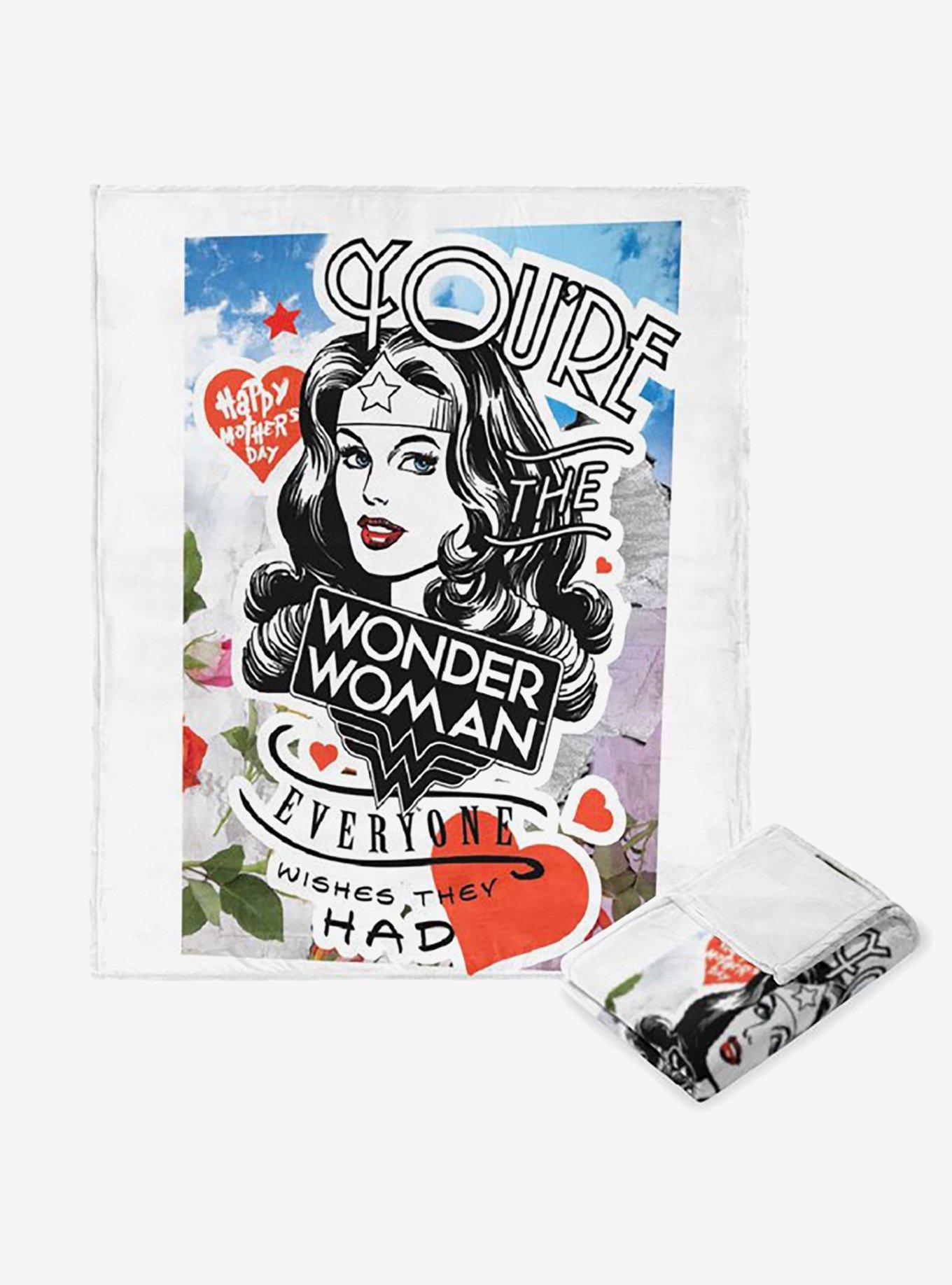 Wonder Woman Everyone Wishes Silk Touch Throw Blanket, , hi-res