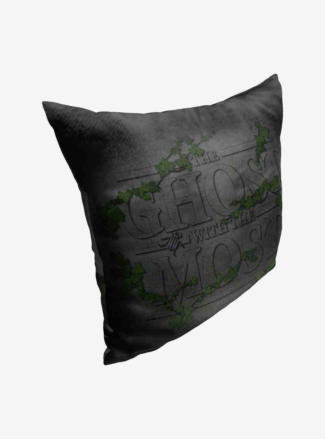 Beetlejuice Ghostly Gravestone Throw Pillow, , hi-res