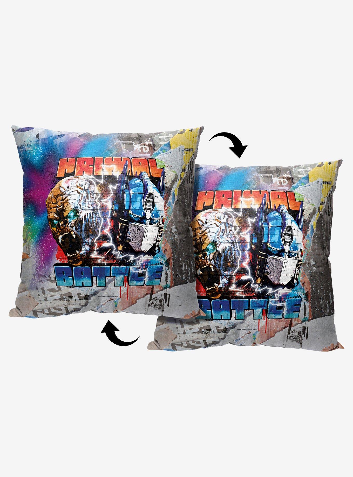 Transformers: Rise Of The Beasts Primal Battle Throw Pillow , , hi-res
