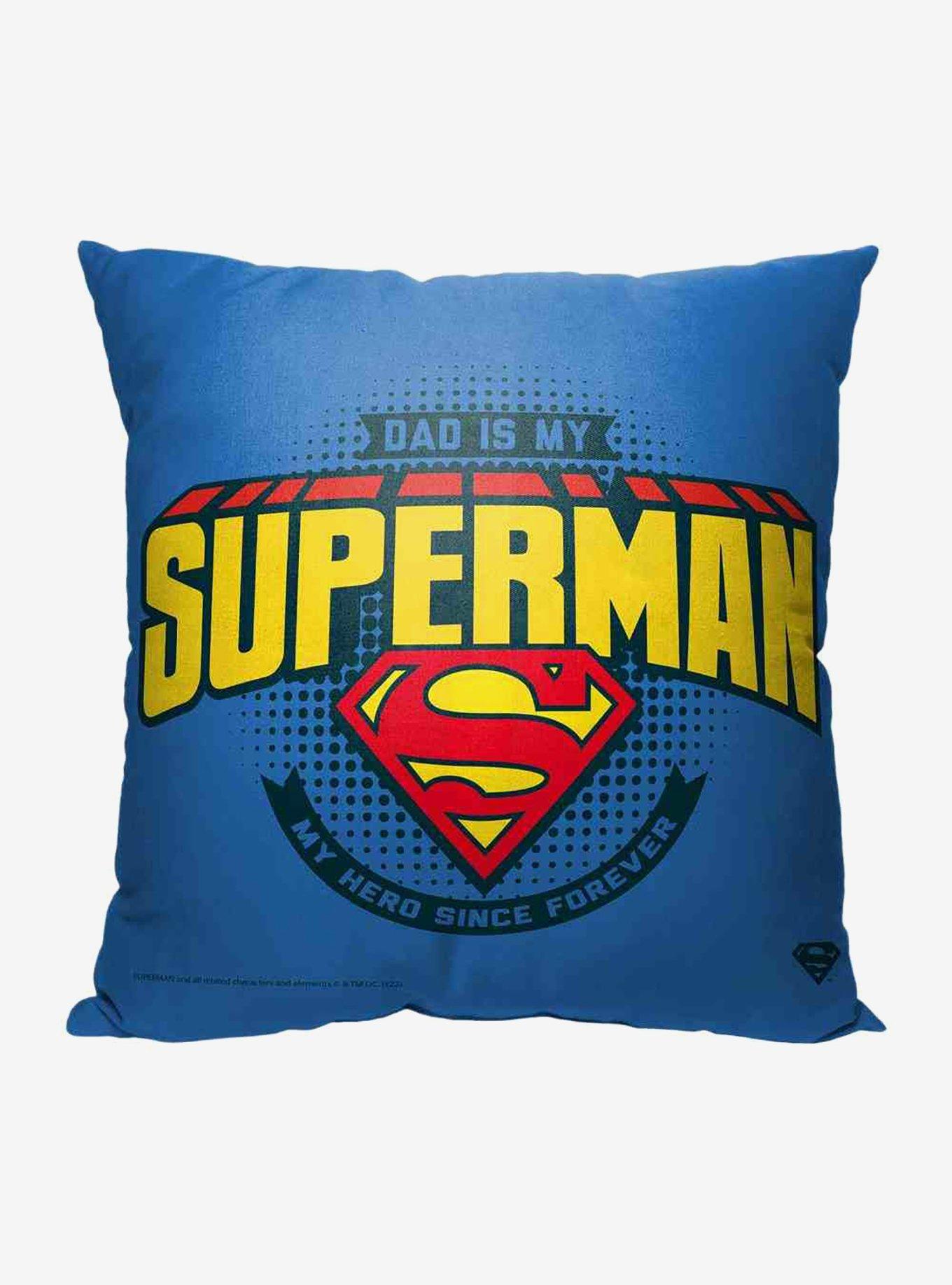 Superman Dad Is Superrman Throw Pillow , , hi-res