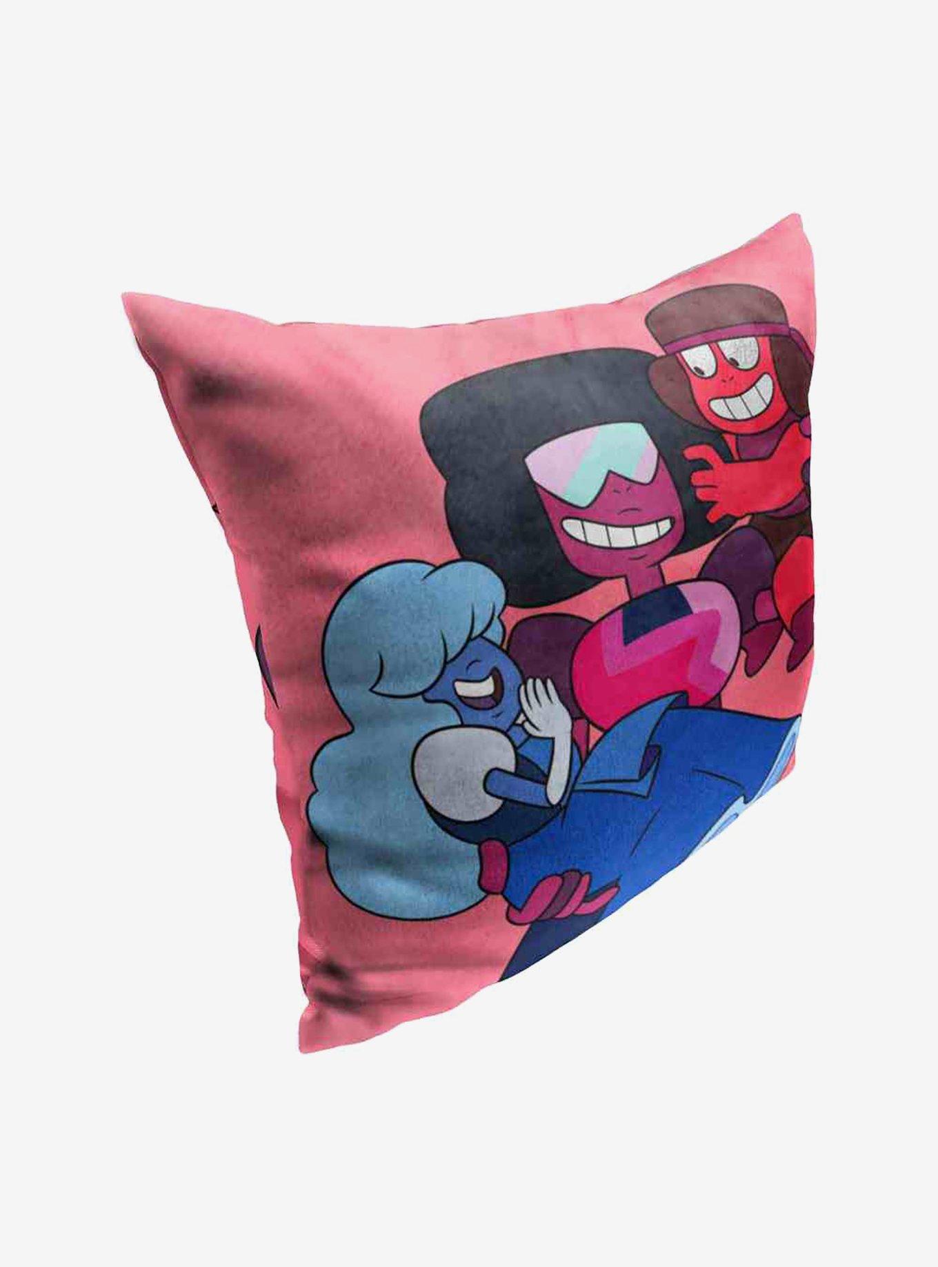 Steven Universe New And Improved Crystal Gems Throw Pillow , , hi-res