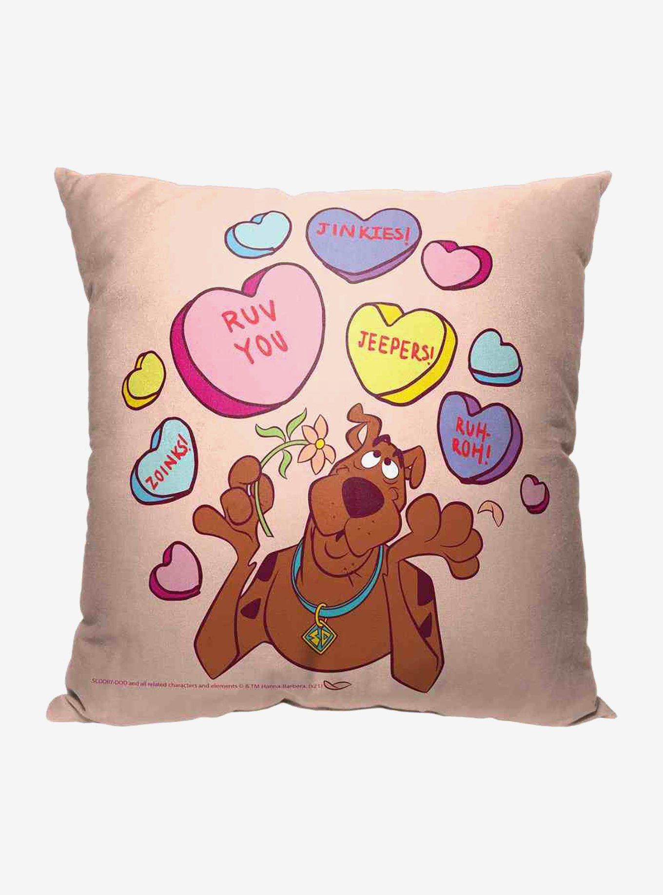 Scooby-Doo! Candy Hearts Throw Pillow , , hi-res