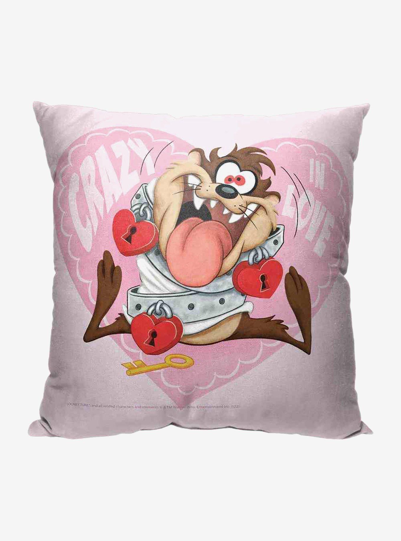 Looney Tunes Crazy In Love Throw Pillow, , hi-res