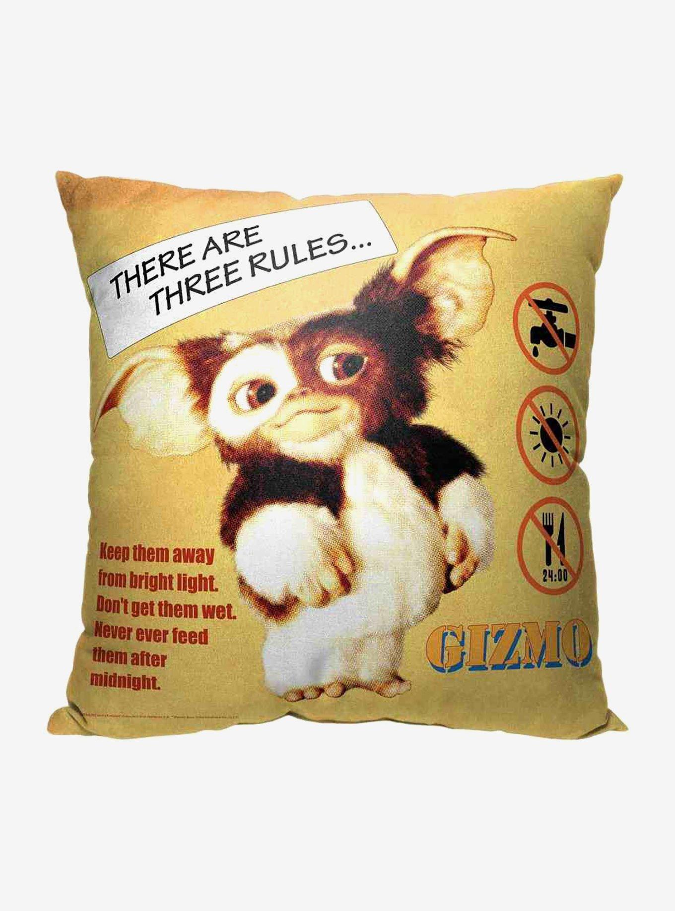 Gremlins Three Rules Throw Pillow, , hi-res
