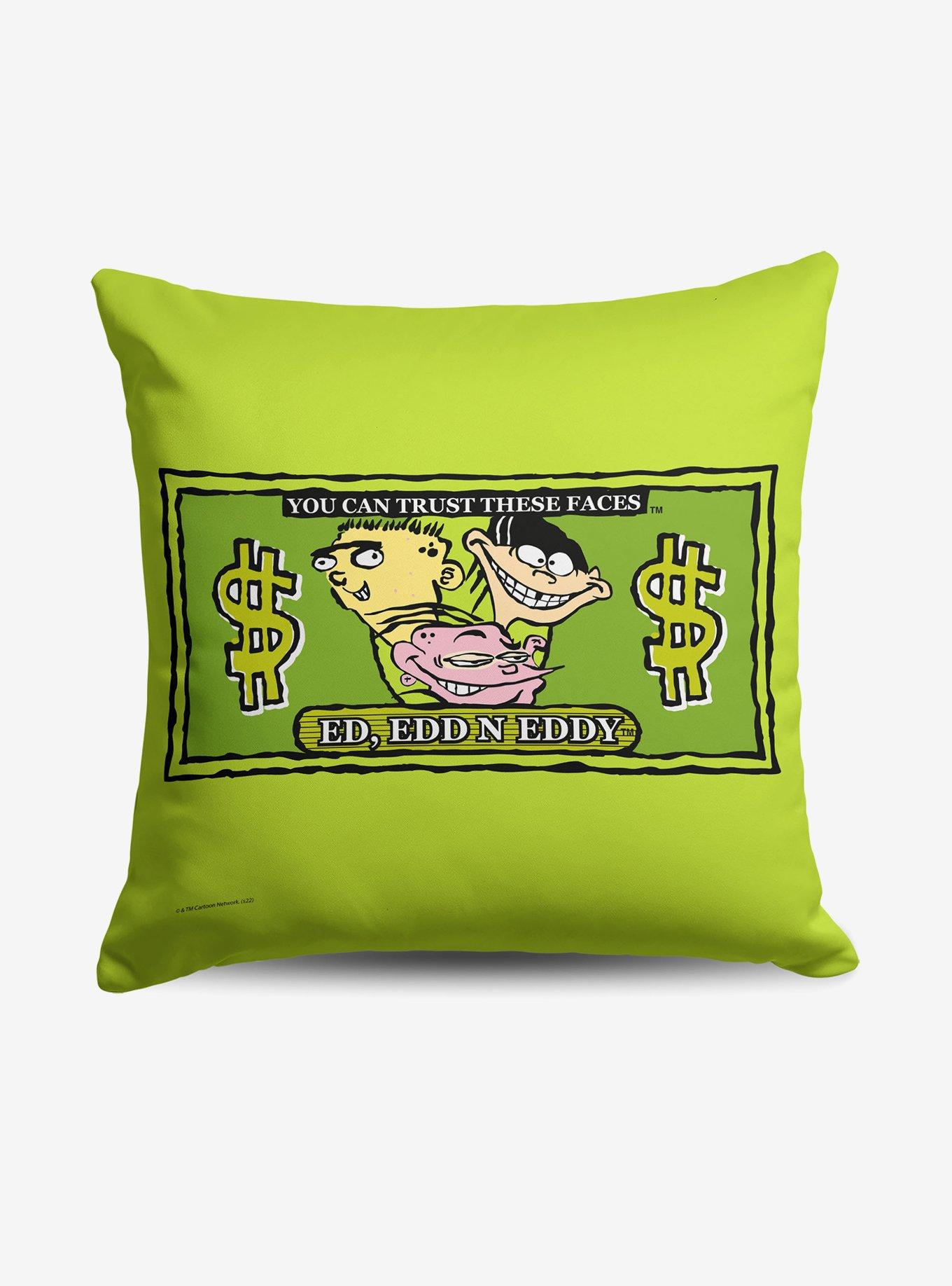 Ed Edd N Eddy Trustworthy Faces Throw Pillow, , hi-res