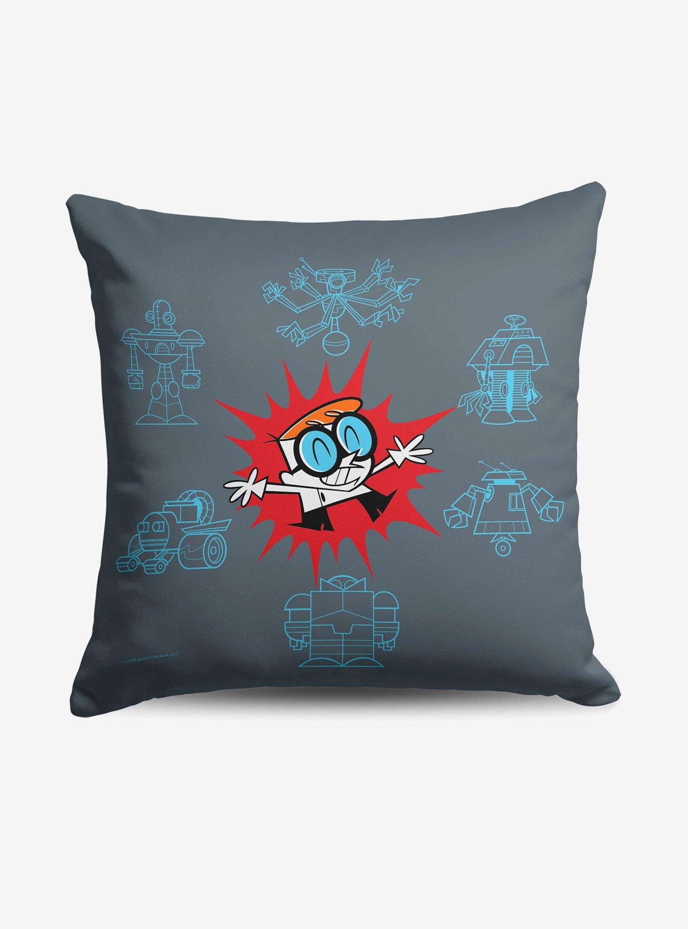 Dexter's Laboratory Robo Creations Throw Pillow, , hi-res