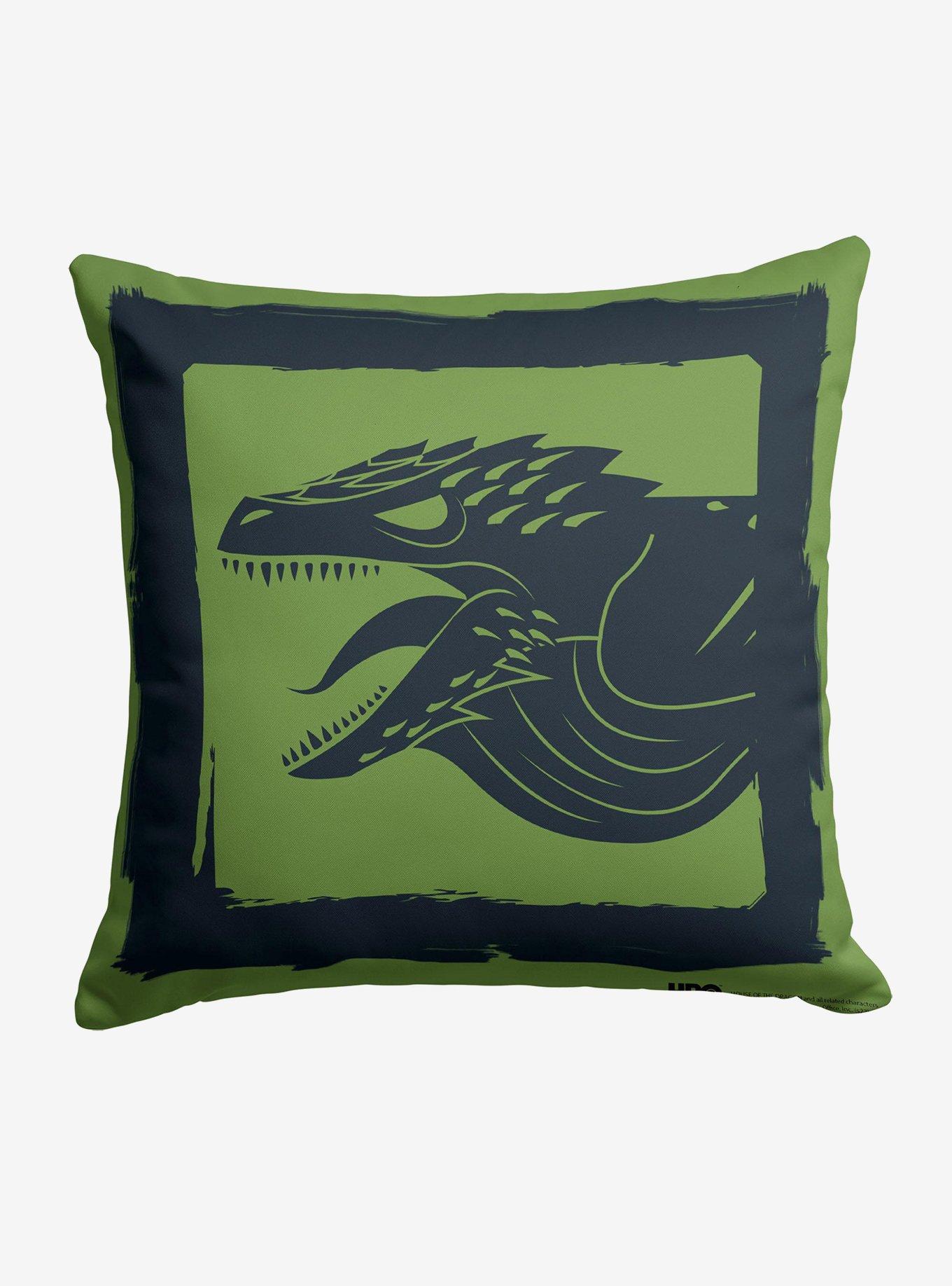 Game of Thrones Year of the Dragon Green Dragon Throw Pillow , , hi-res
