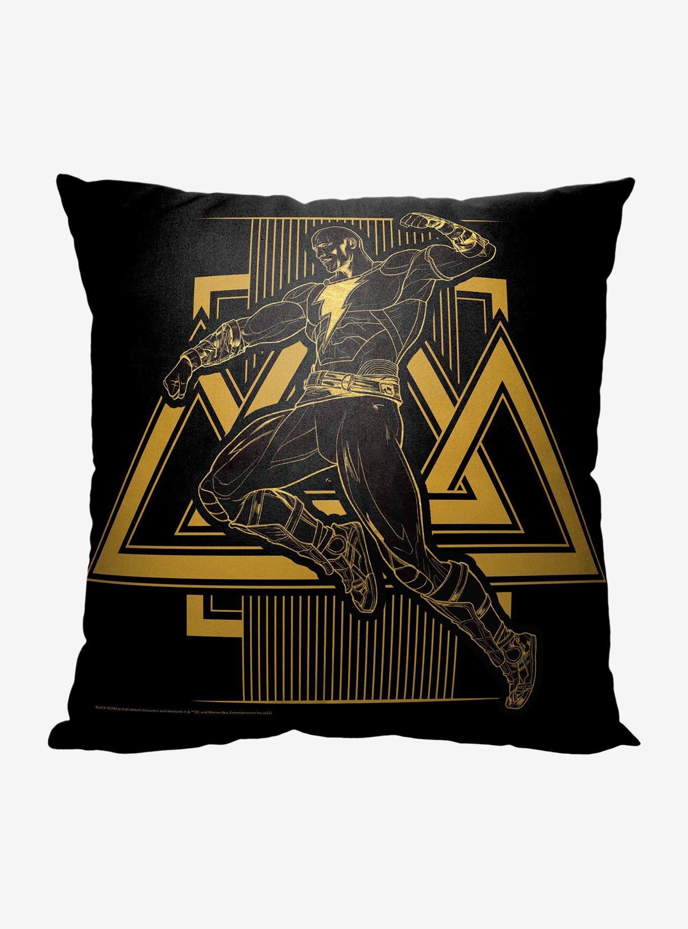 DC Comics Black Adam Gold Rush Throw Pillow, , hi-res