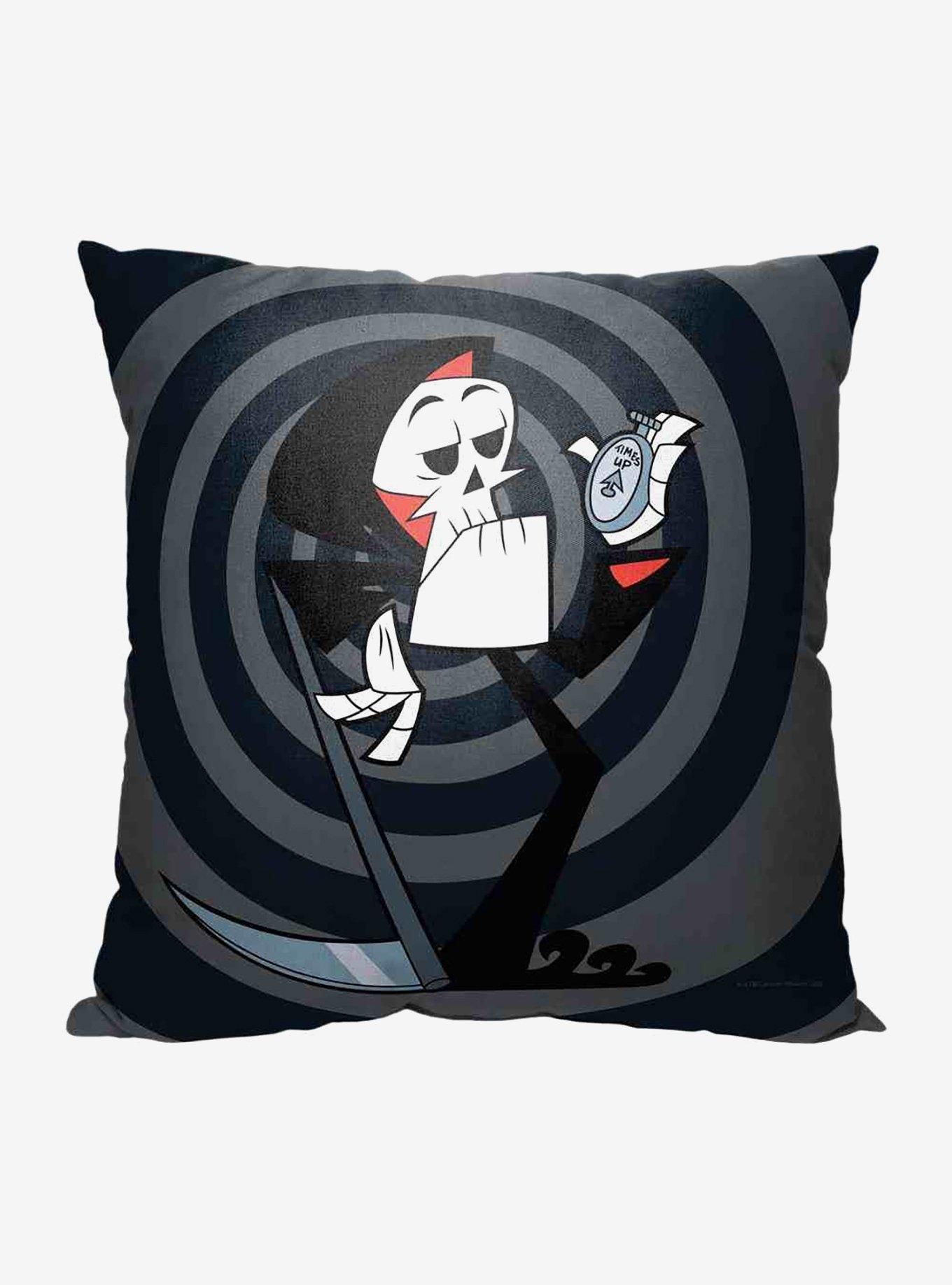 Billy And Mandy Times Up Throw Pillow , , hi-res