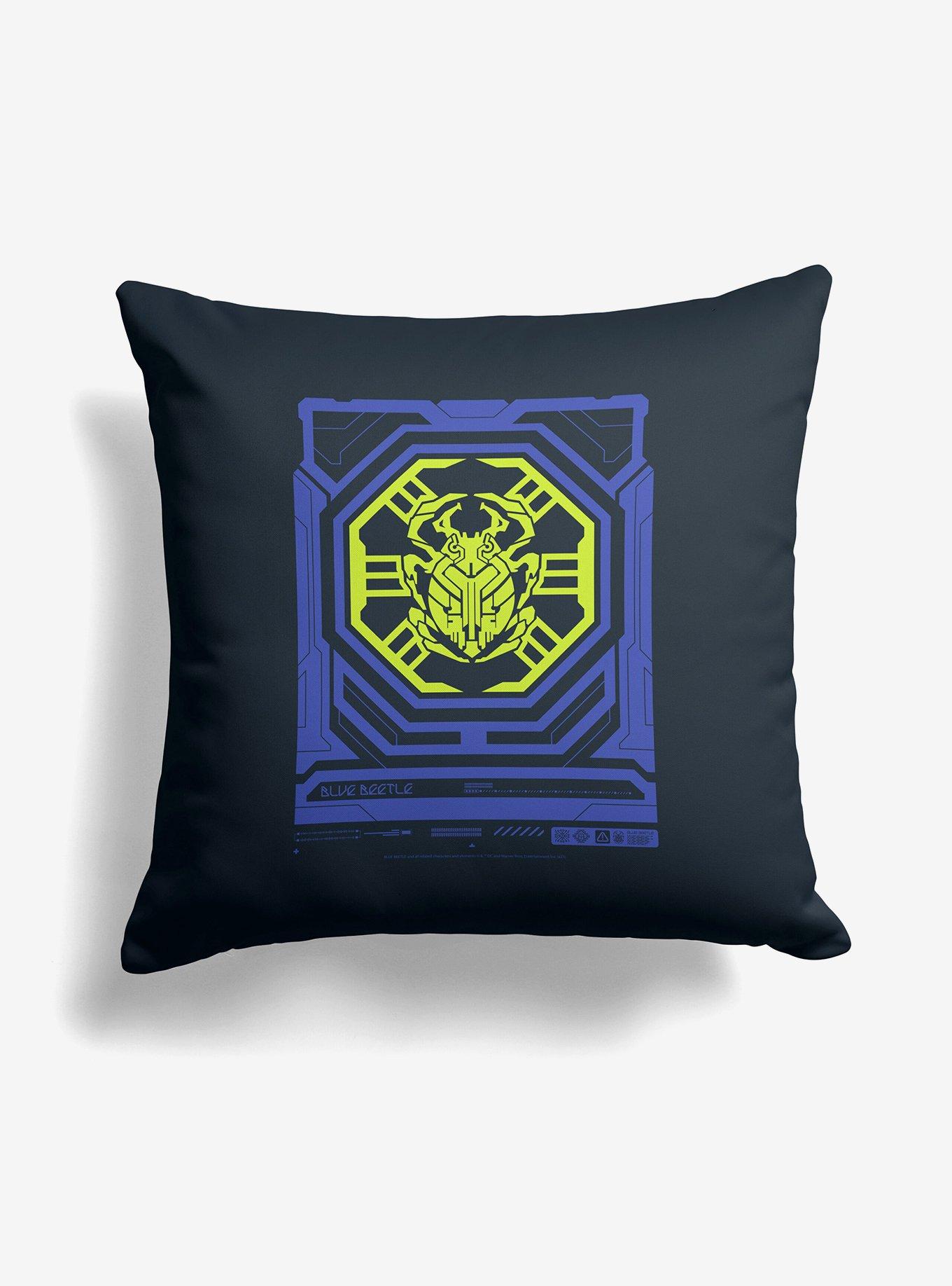 DC Comics Blue Beetle Biotech Scarab Throw Pillow , , hi-res