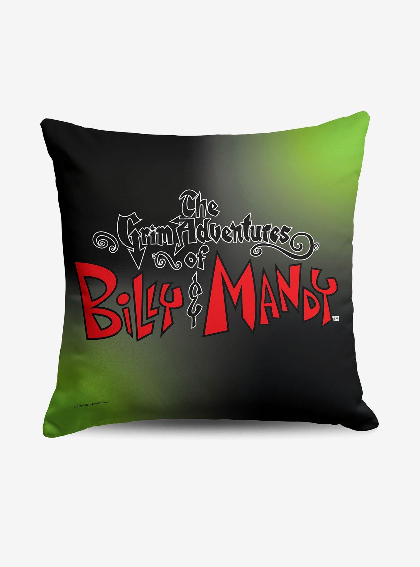 Billy And Mandy Title Logo Throw Pillow , , hi-res