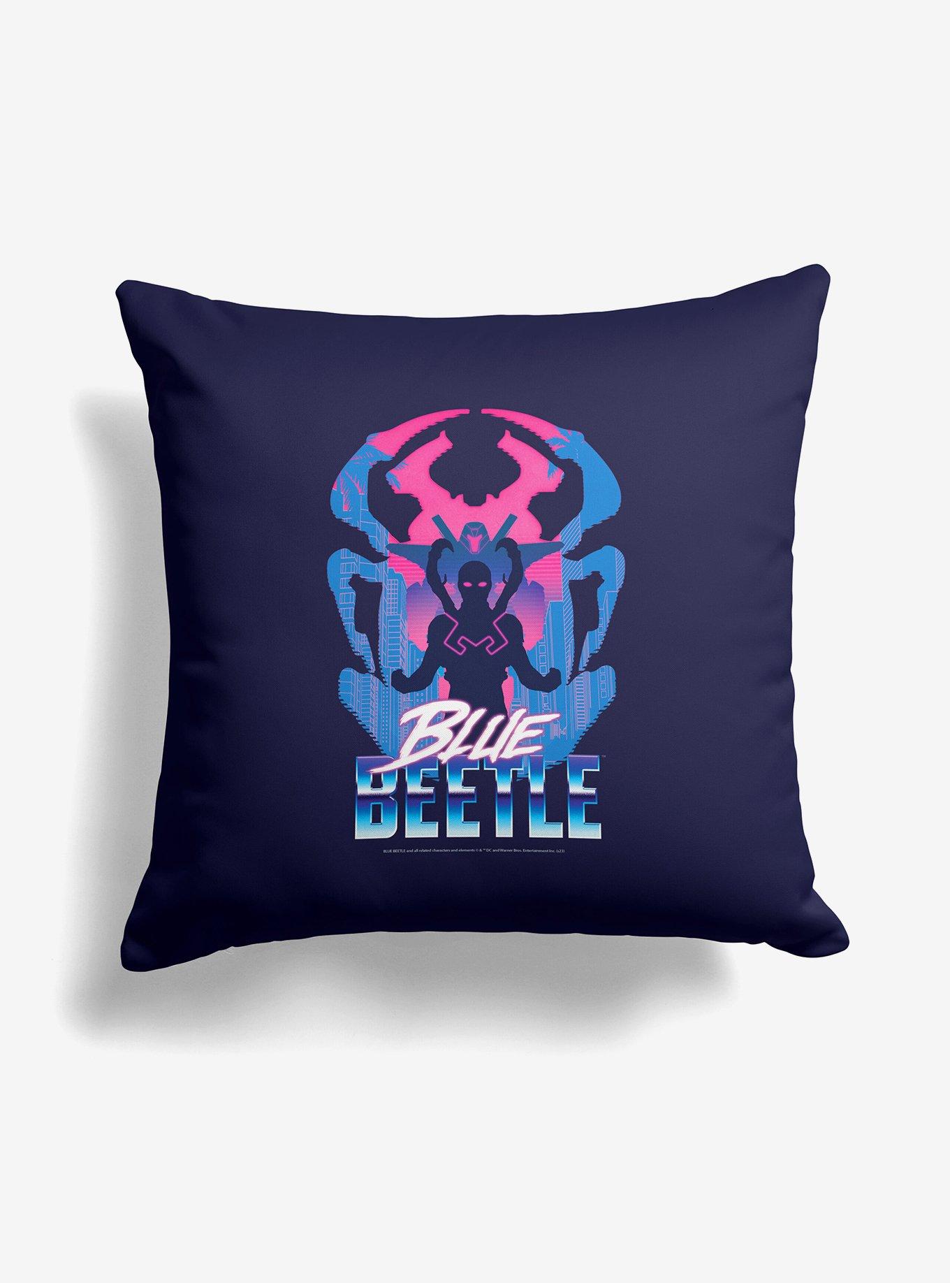 DC Comics Blue Beetle Palmera City Throw Pillow , , hi-res