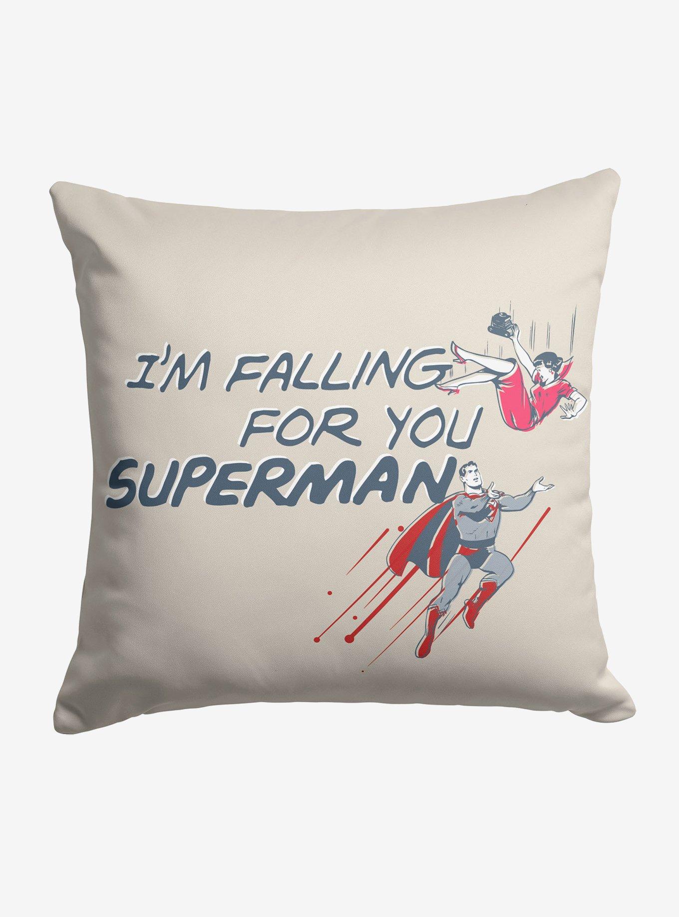 DC Comics Superman Falling for you Throw Pillow , , hi-res