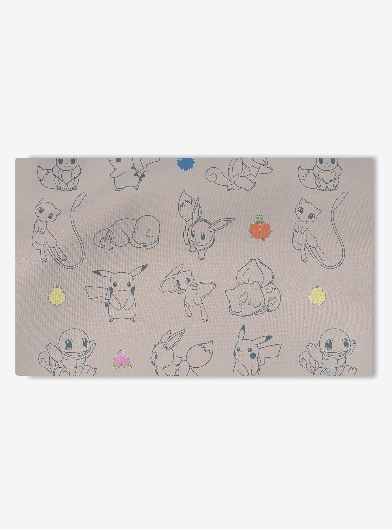Pokemon Poke Pattern Washable Rug , , hi-res