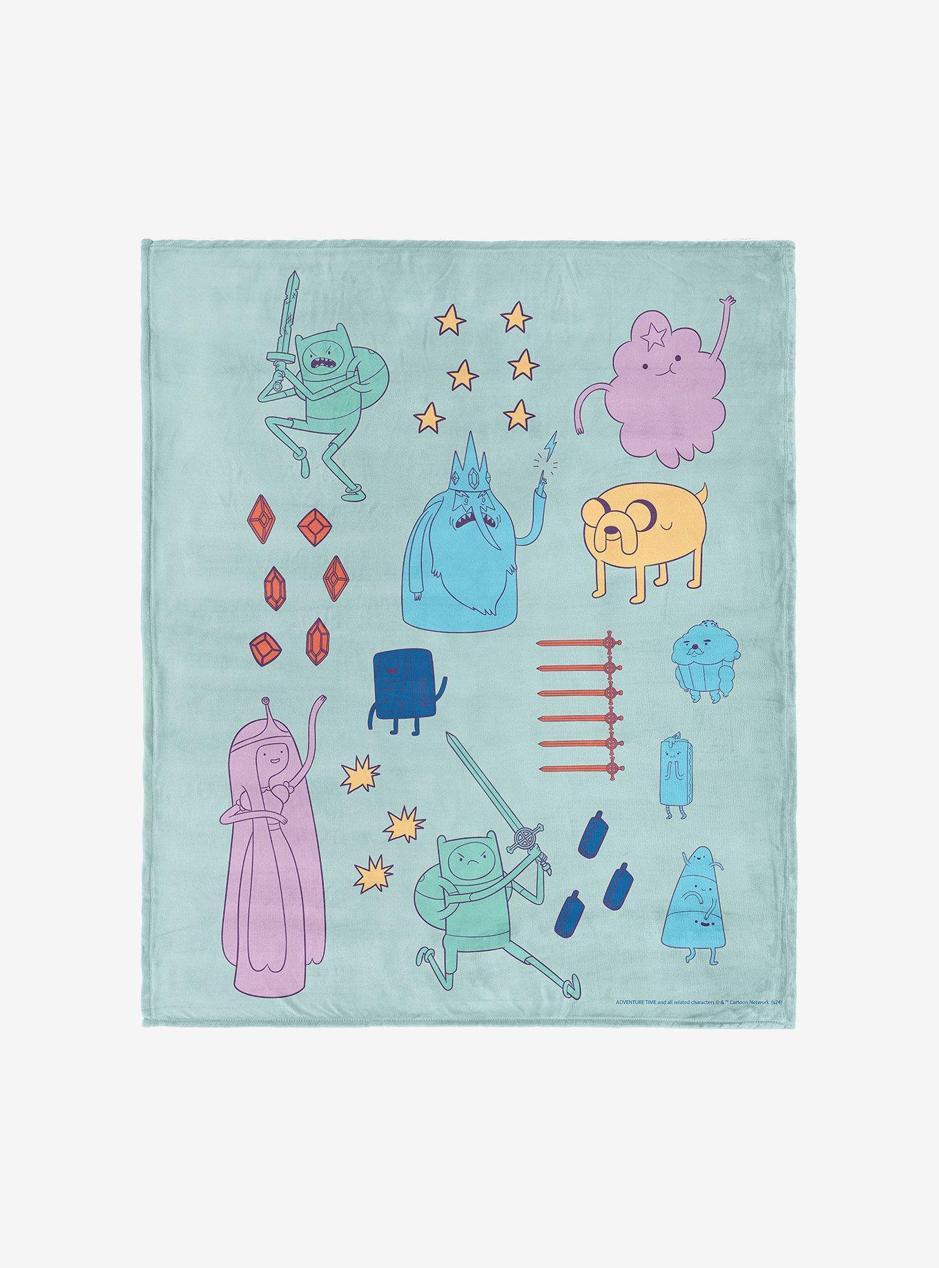 Adventure Time Welcome To Ooo Silk Touch Throw Blanket , , hi-res