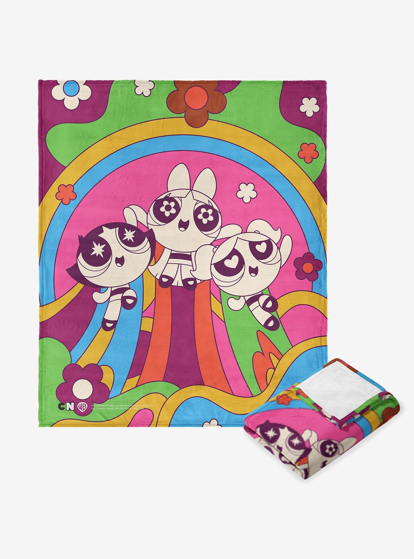 Powerpuff Girls Groovy Girls Silk Touch Blanket , , hi-res