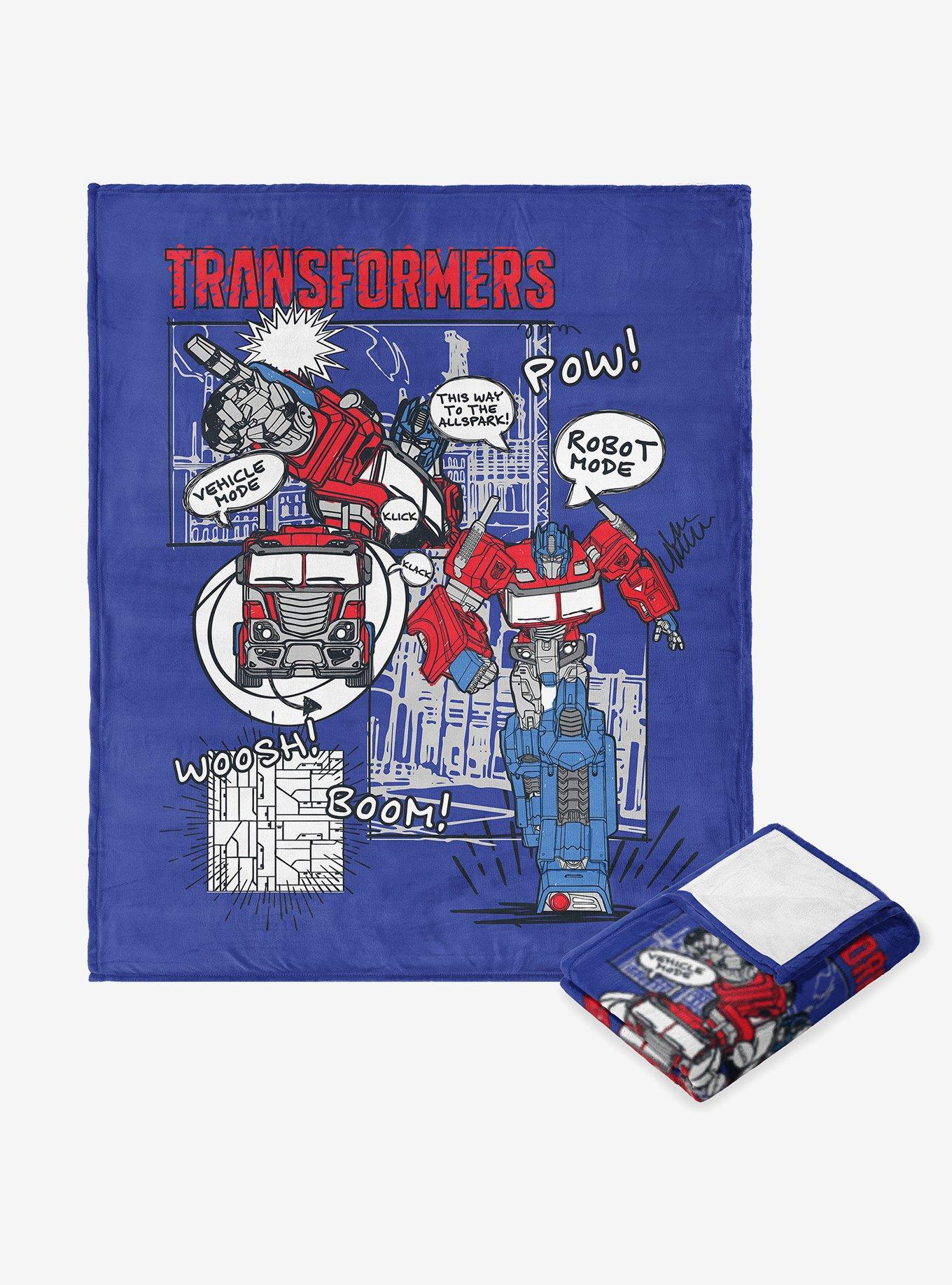 Transformers Robot Mode Silk Touch Throw Blanket, , hi-res