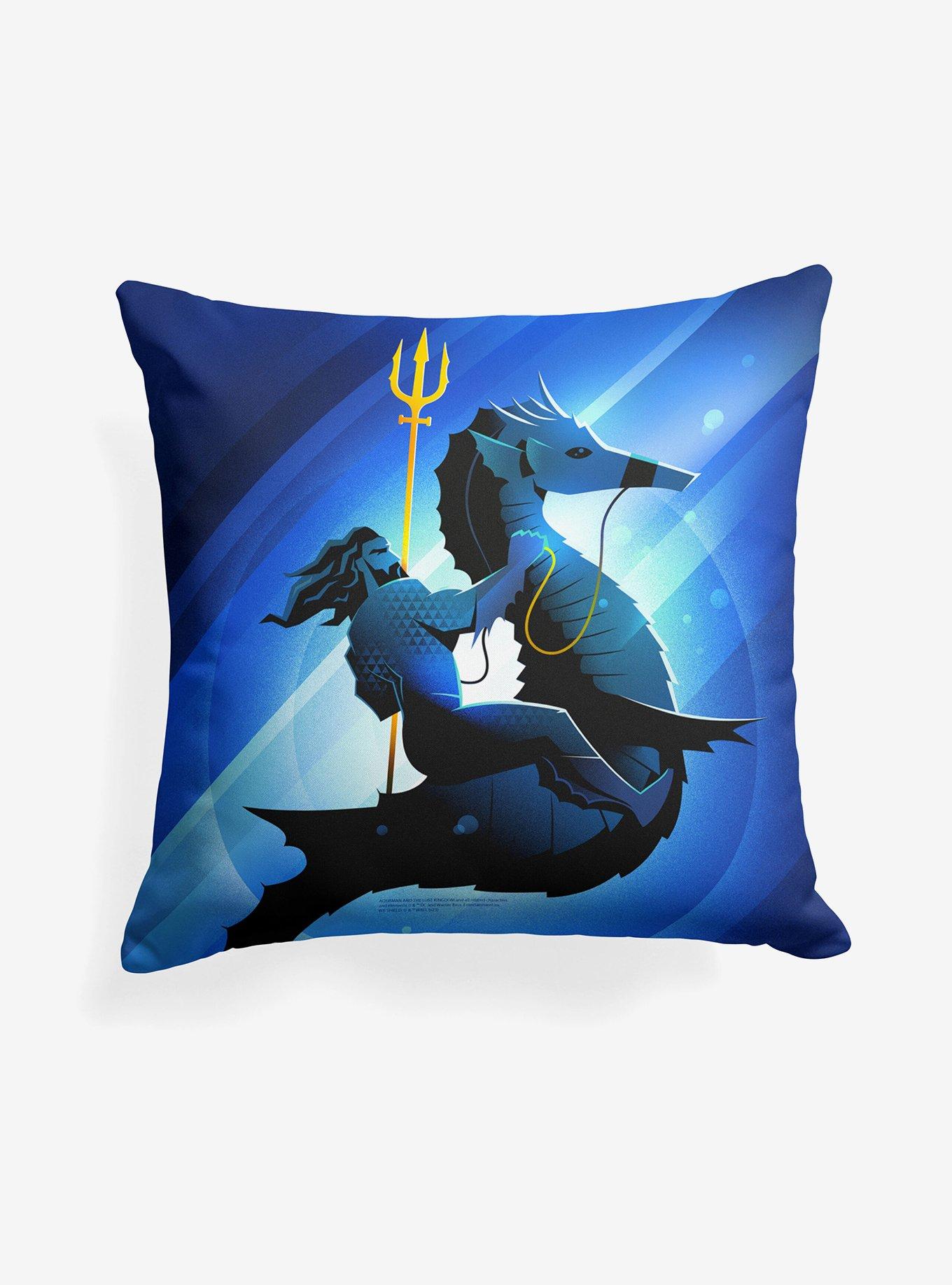Aquaman 2 Poster Throw Pillow , , hi-res