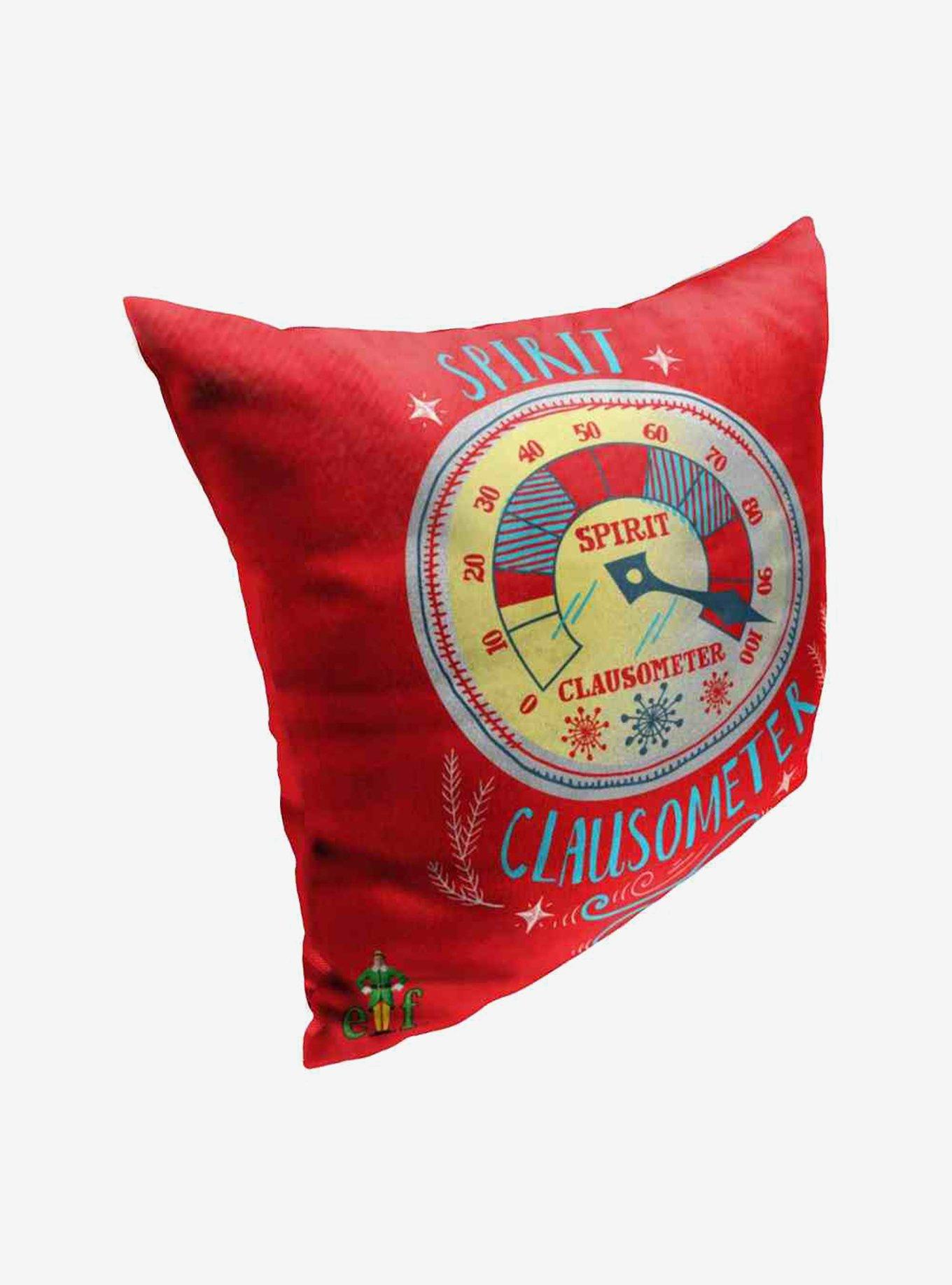 Elf Spirit Clausometer Throw Pillow , , hi-res