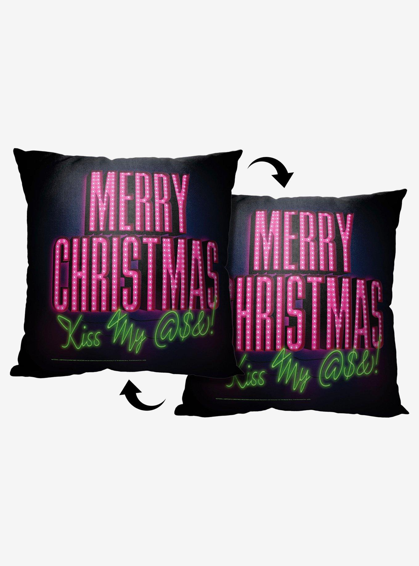 Christmas Vacation Kiss My Ass Throw Pillow, , hi-res