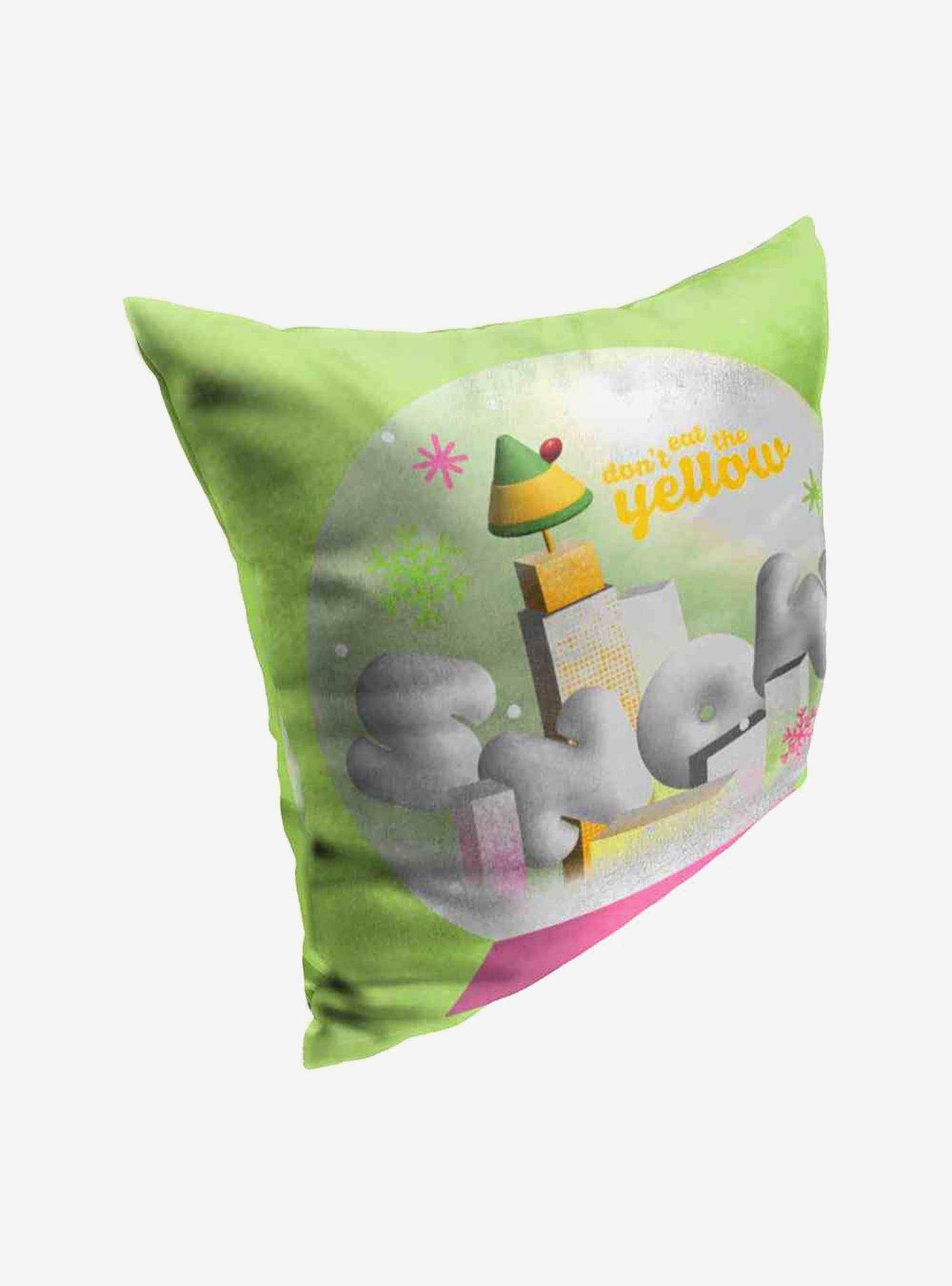 Elf Don't Eat The Yellow Snow Throw Pillow, , hi-res