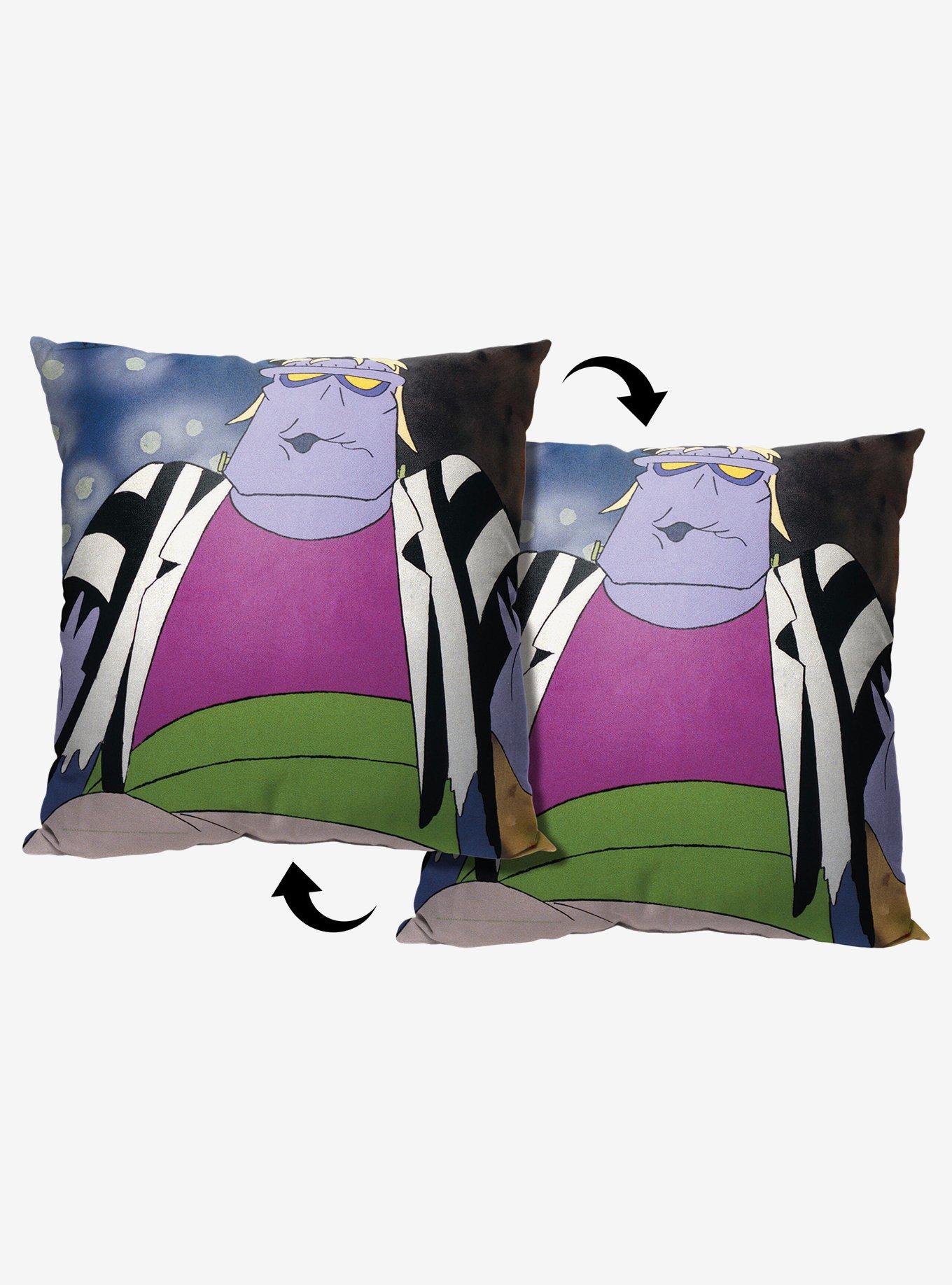 Beetlejuice Animated Fraken Beetle Throw Pillow, , hi-res