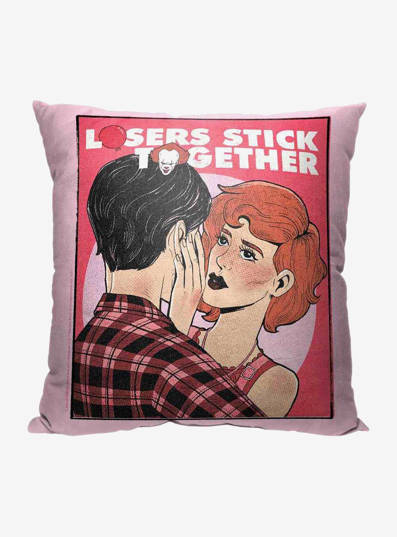 It Losers Stick Together Throw Pillow , , hi-res