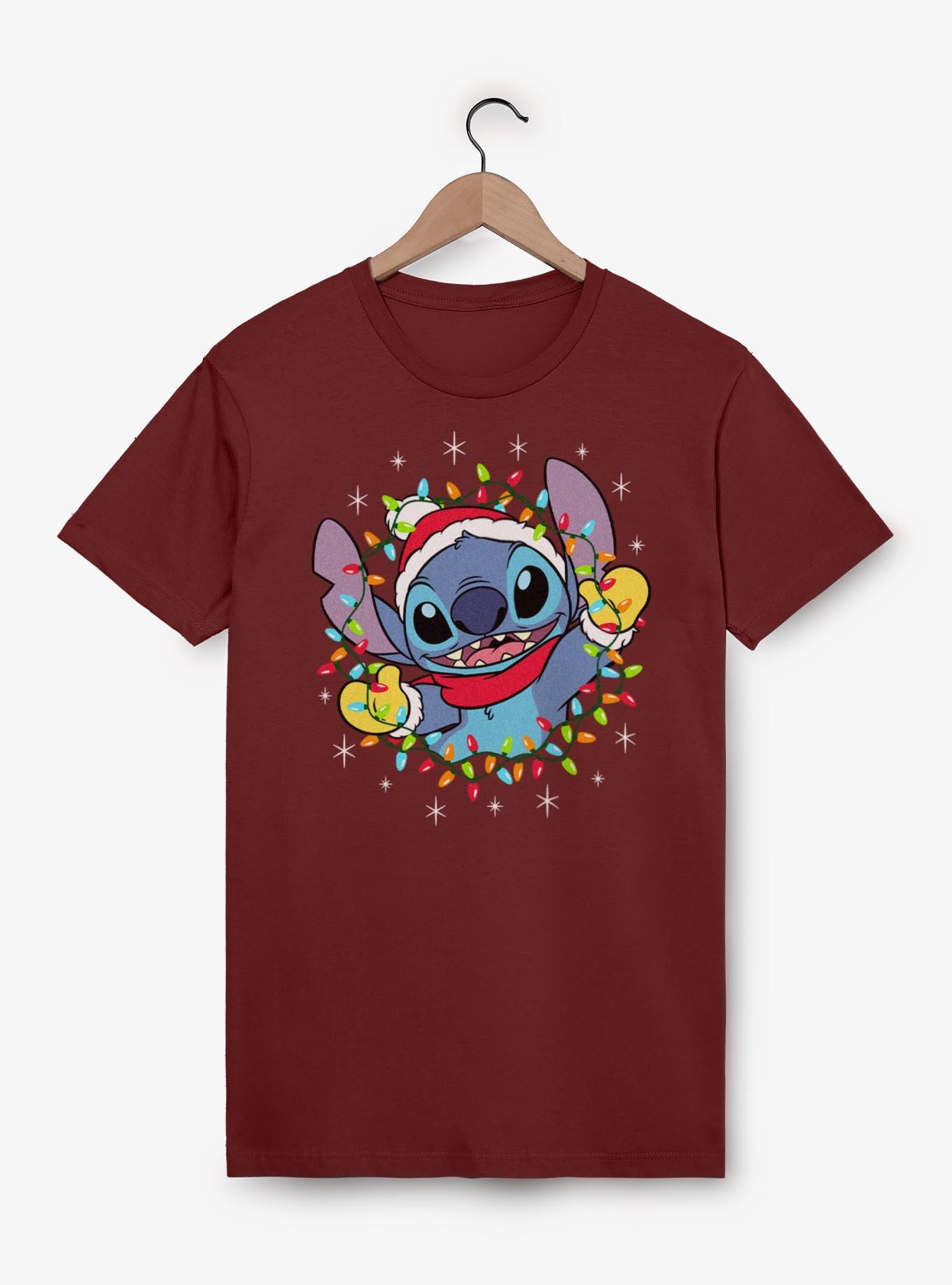 Disney Lilo & Stitch Stitch Lights Decked Out T-Shirt, , hi-res