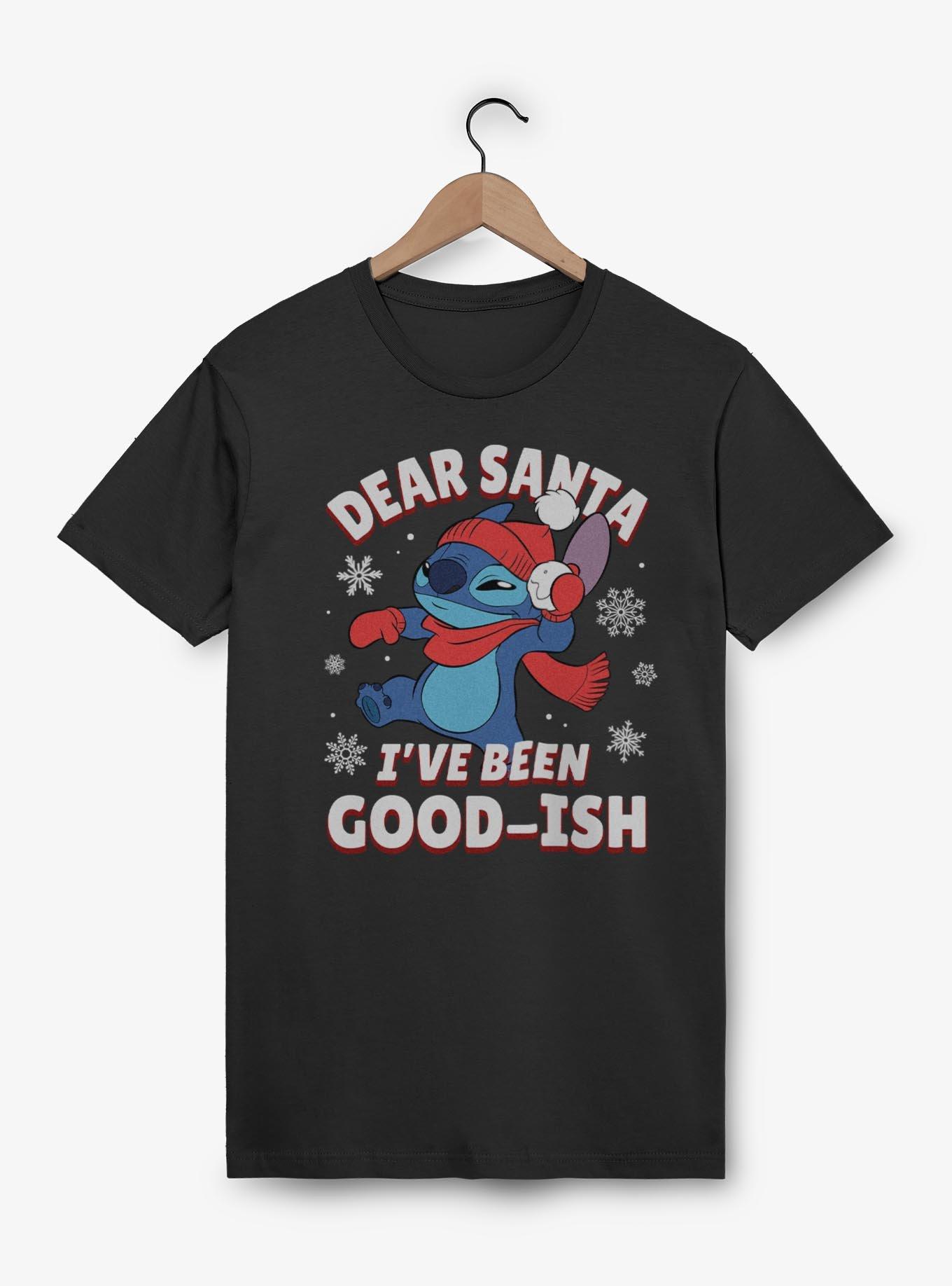 Disney Lilo & Stitch Stitch Dear Santa Been Goodish T-Shirt, , hi-res