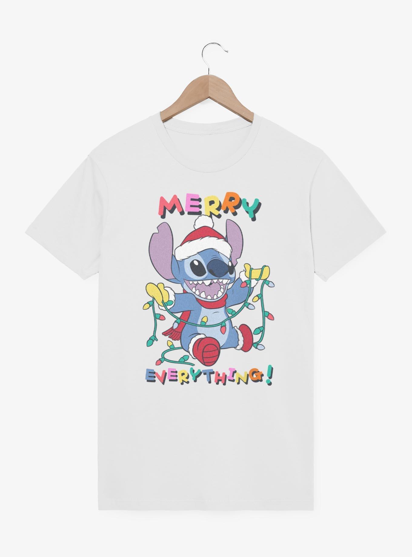 Disney Lilo & Stitch Merry Everything Stitch T-Shirt, , hi-res
