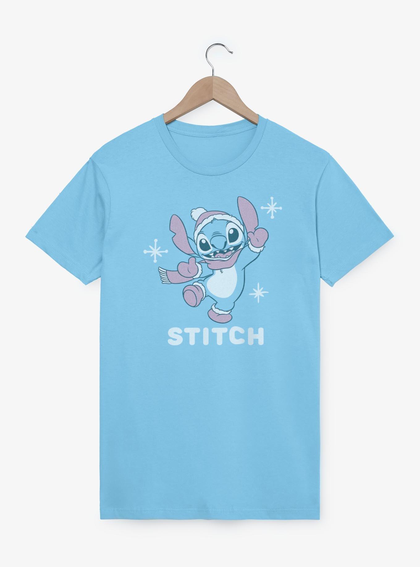 Disney Lilo & Stitch Stitch Ready For Winter T-Shirt, , hi-res