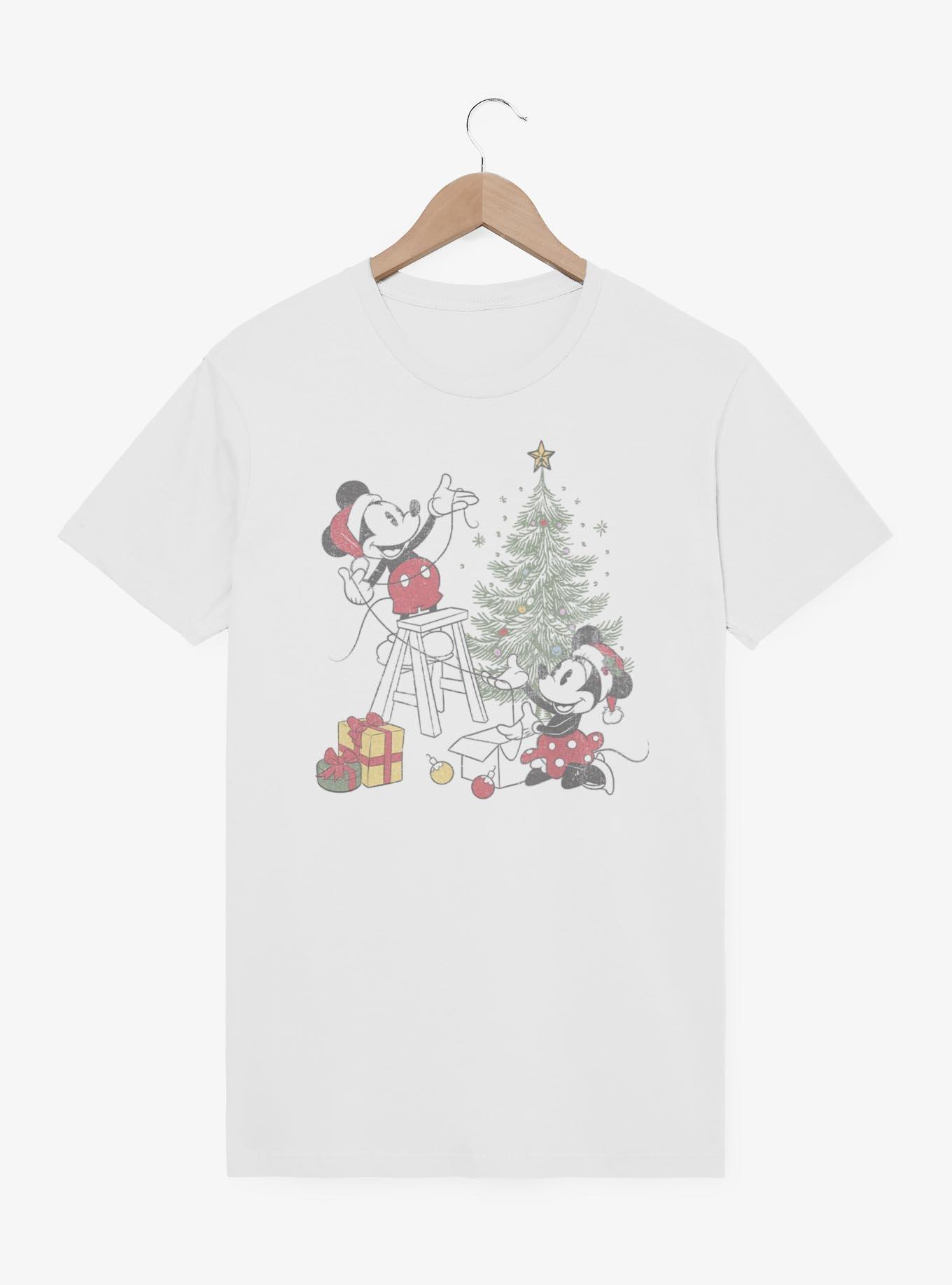 Disney Mickey Mouse & Minnie Merry And Bright T-Shirt, , hi-res