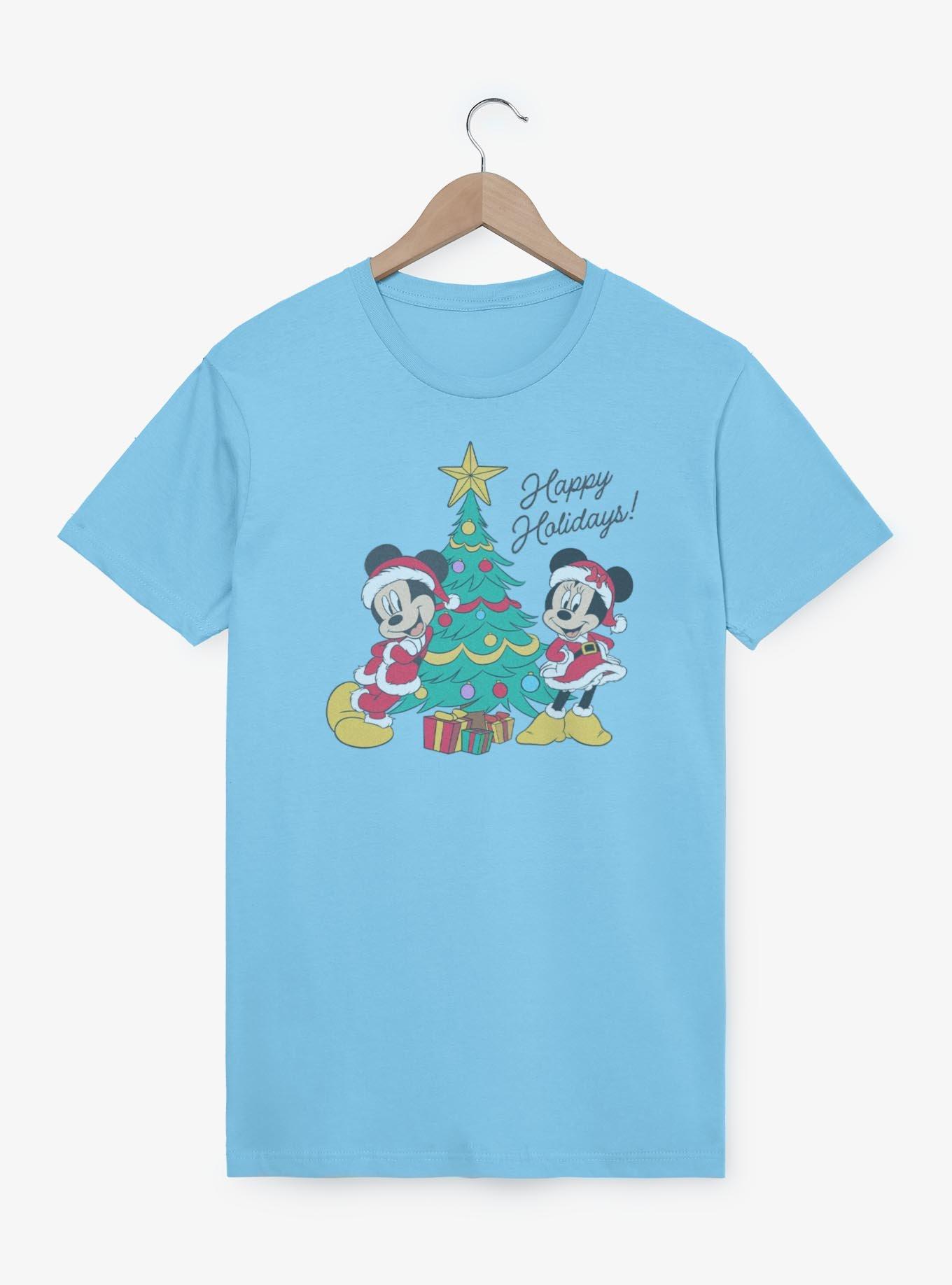 Disney Mickey Mouse & Minnie Happy Holidays T-Shirt, , hi-res