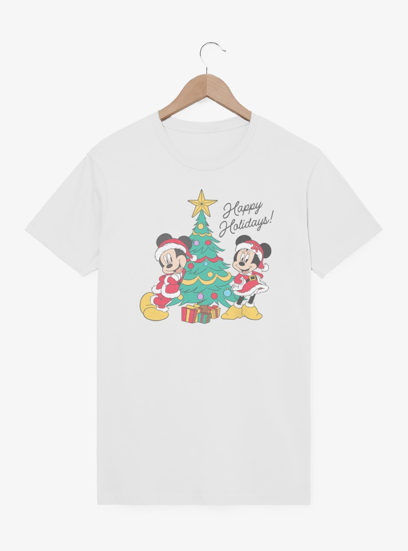 Disney Mickey Mouse & Minnie Happy Holidays T-Shirt, , hi-res