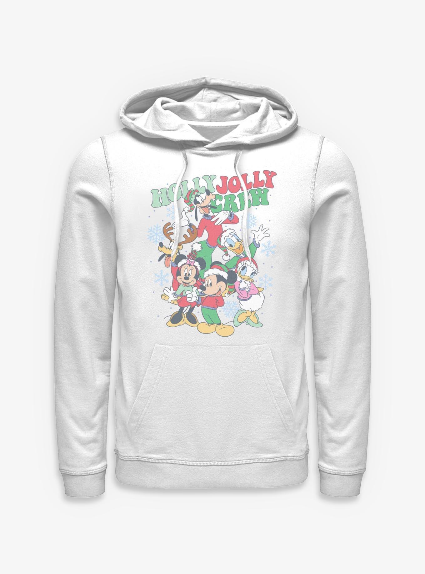 Disney Mickey Mouse & Friends Holly Jolly Crew Hoodie, , hi-res