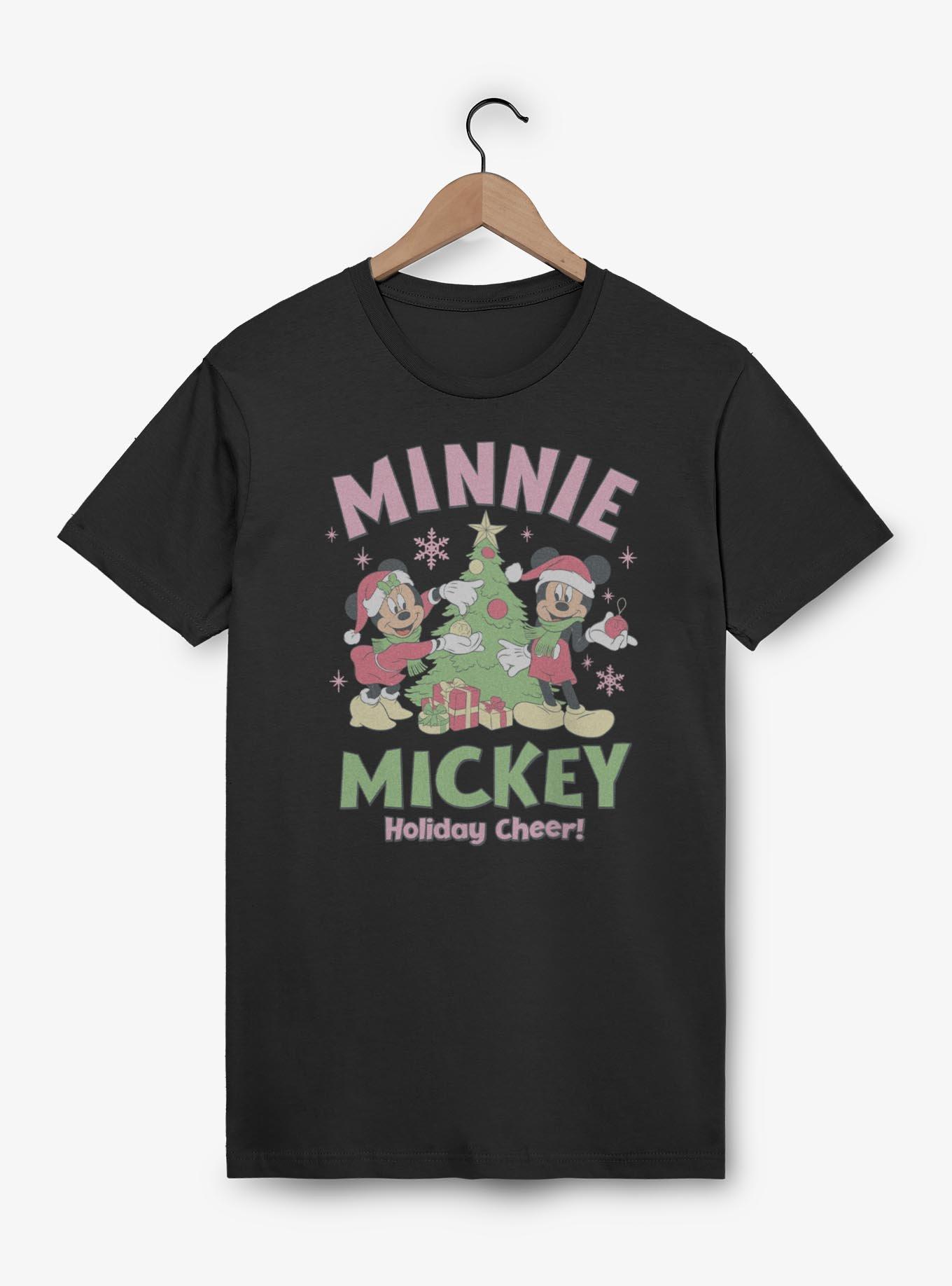 Disney Mickey Mouse & Minnie Holiday Cheer T-Shirt