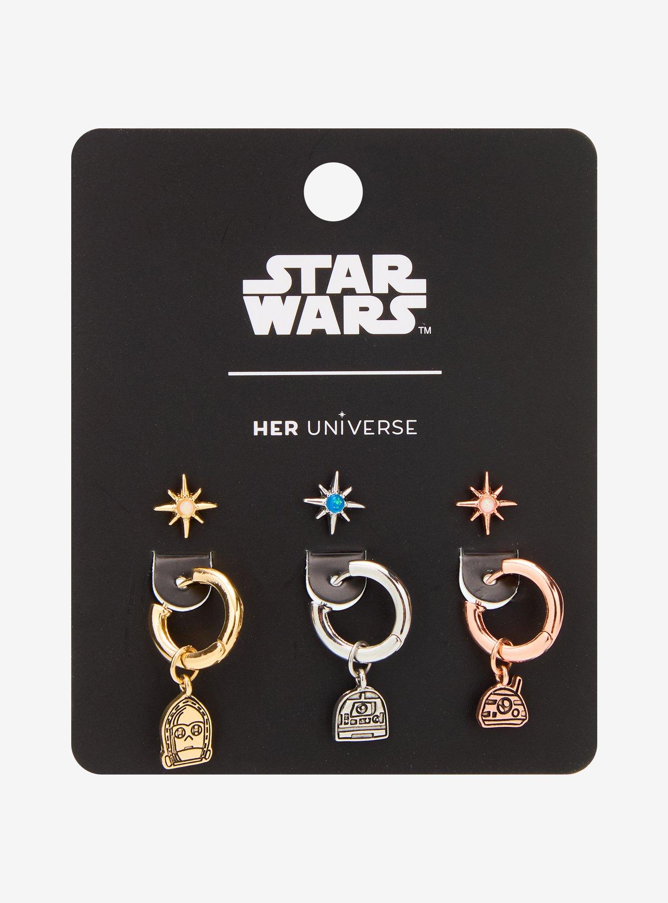 Her Universe Star Wars Droids Mismatch Earring Set Her Universe Exclusive, , hi-res