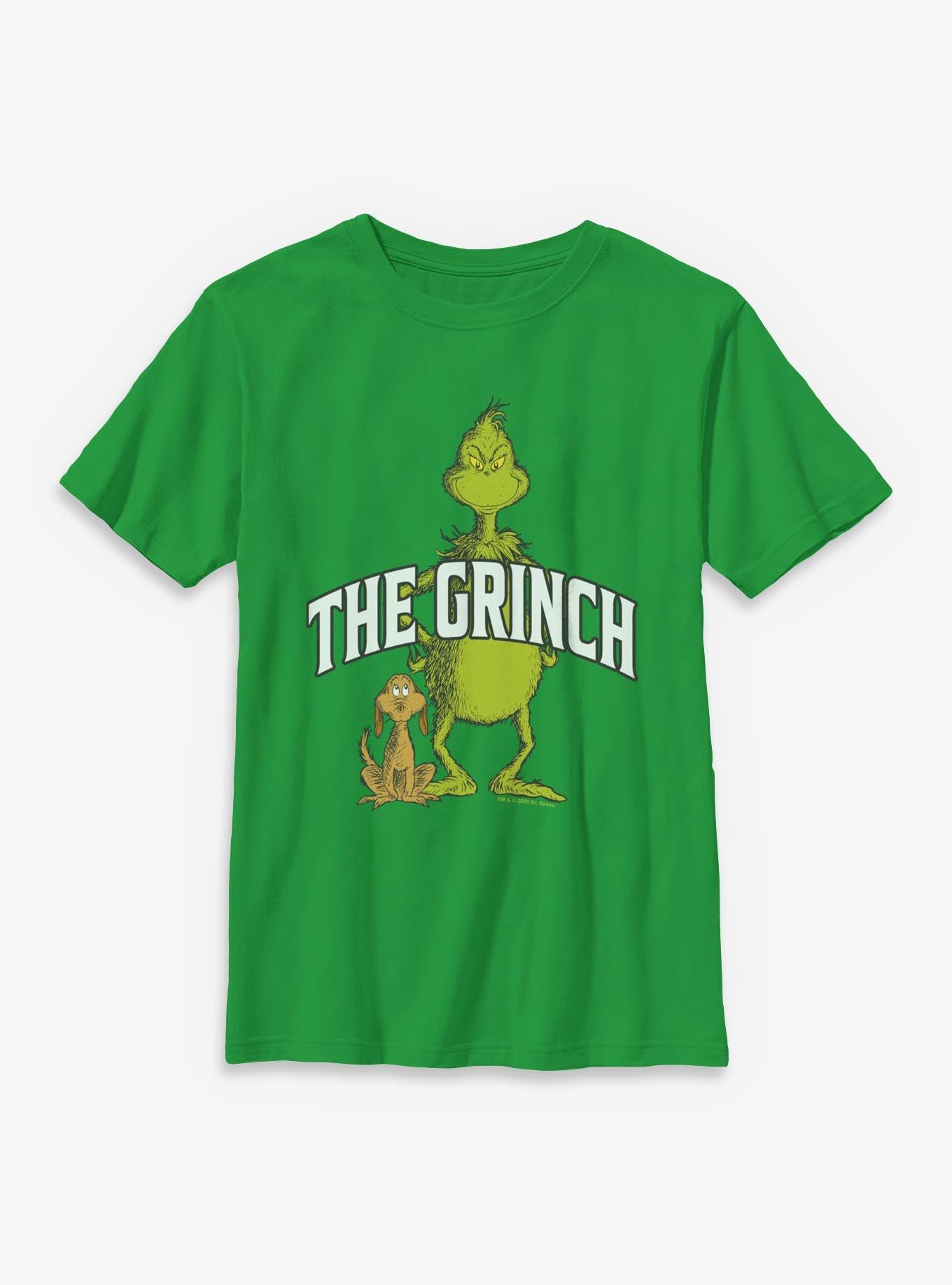 Dr. Seuss How The Grinch Stole Christmas Together With Max Youth T-Shirt, , hi-res