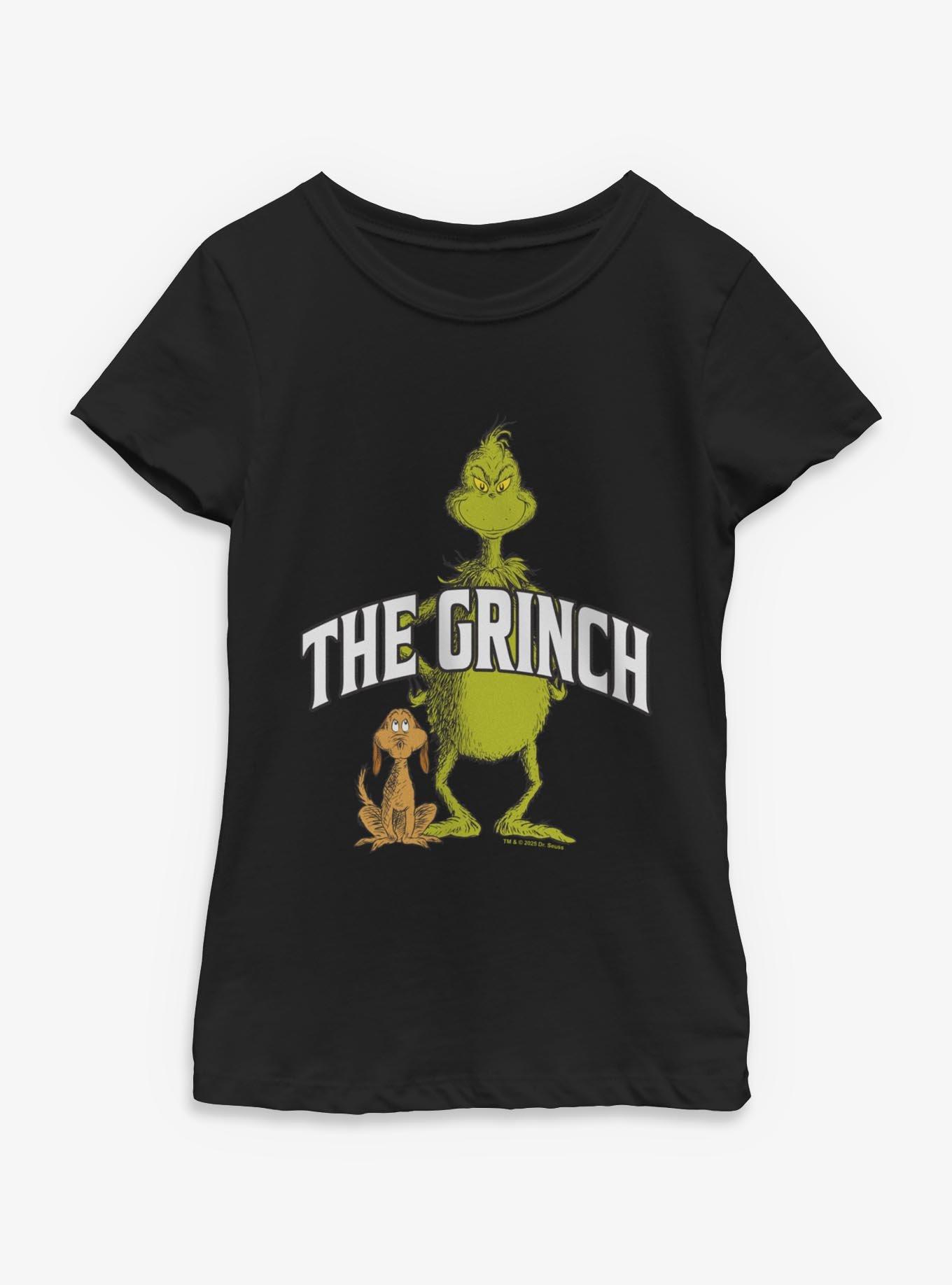 Dr. Seuss How The Grinch Stole Christmas Together With Max Youth Girls T-Shirt, , hi-res