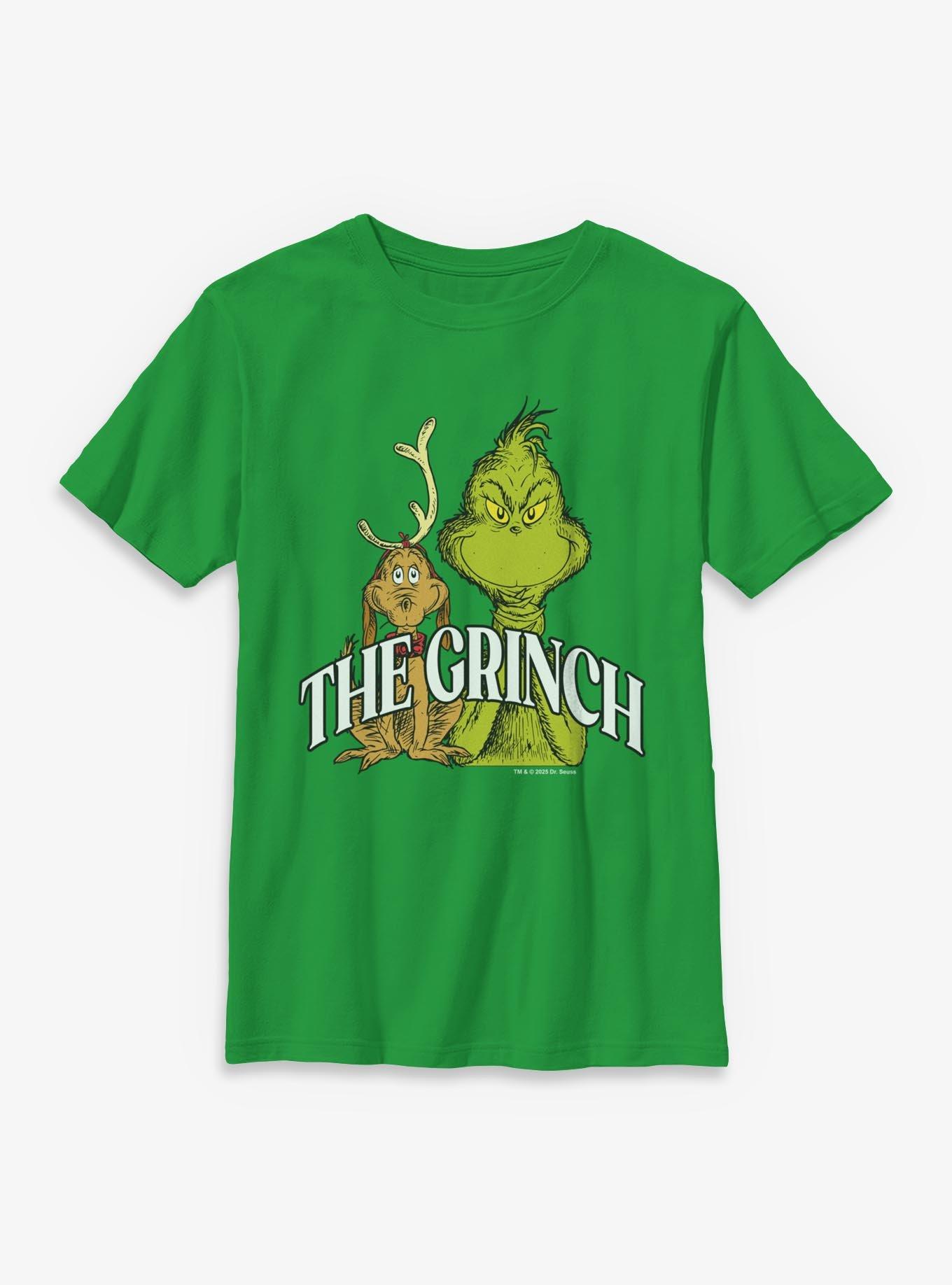 Dr. Seuss How The Grinch Stole Christmas The Grinch & Max Youth T-Shirt